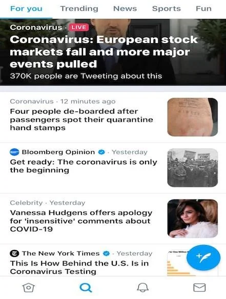 Algunas de las recomendaciones que hace diariamente Twitter a sus usuarios.