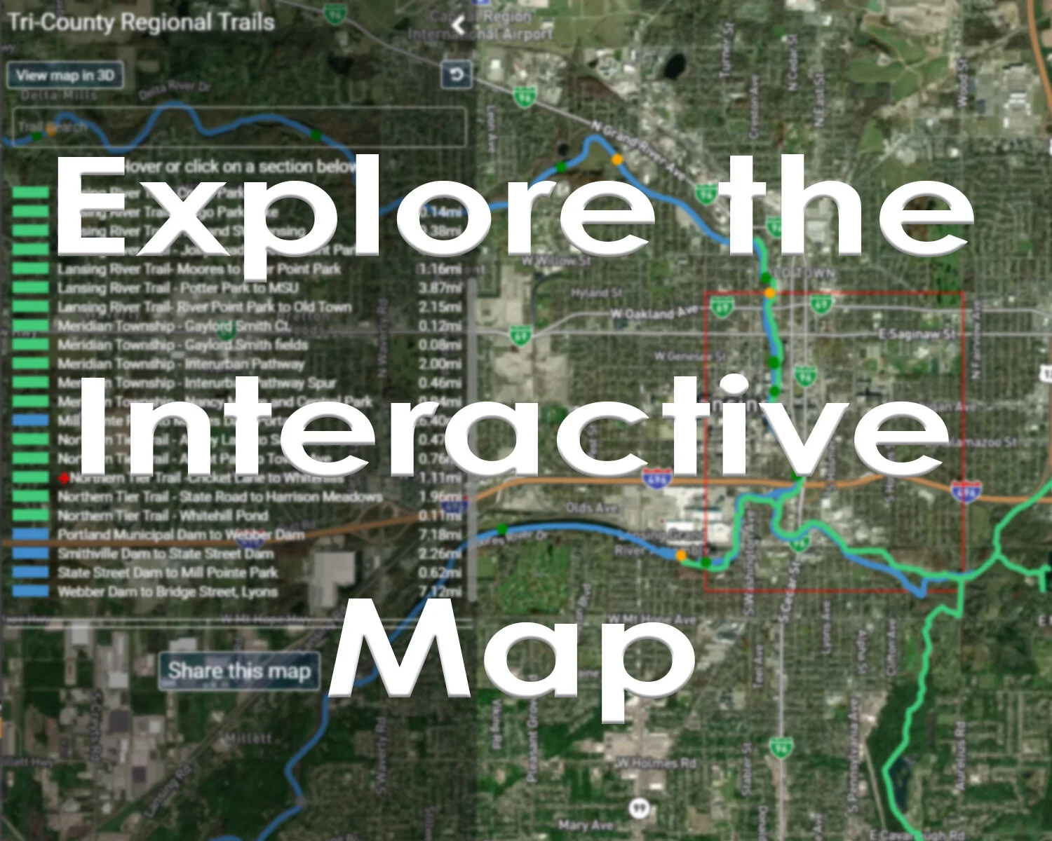 City Of Lansing Gis Friends Of The Lansing Regional Trails