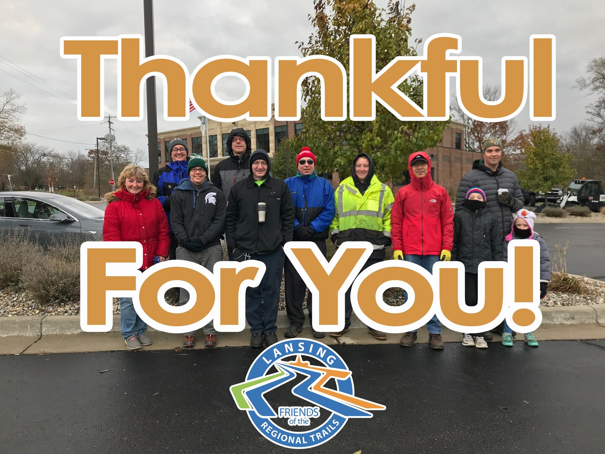 Today and every day, we are thankful for YOU! Whether you are a volunteer, a member, a donor, or a trail enthusiast... thank you for all you do!