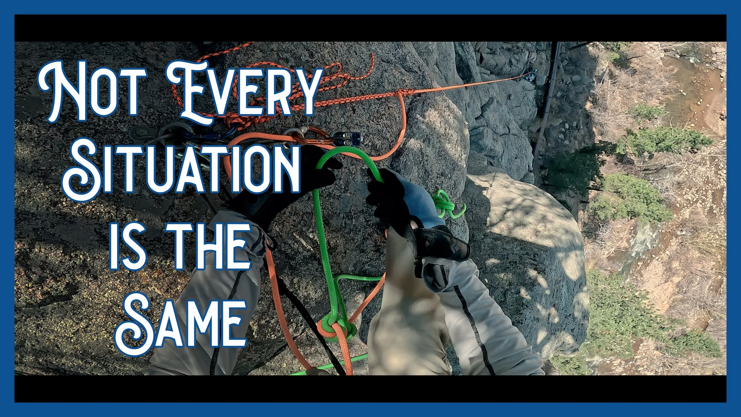 What Happens When You Use the Wrong Rope Joining Knot?