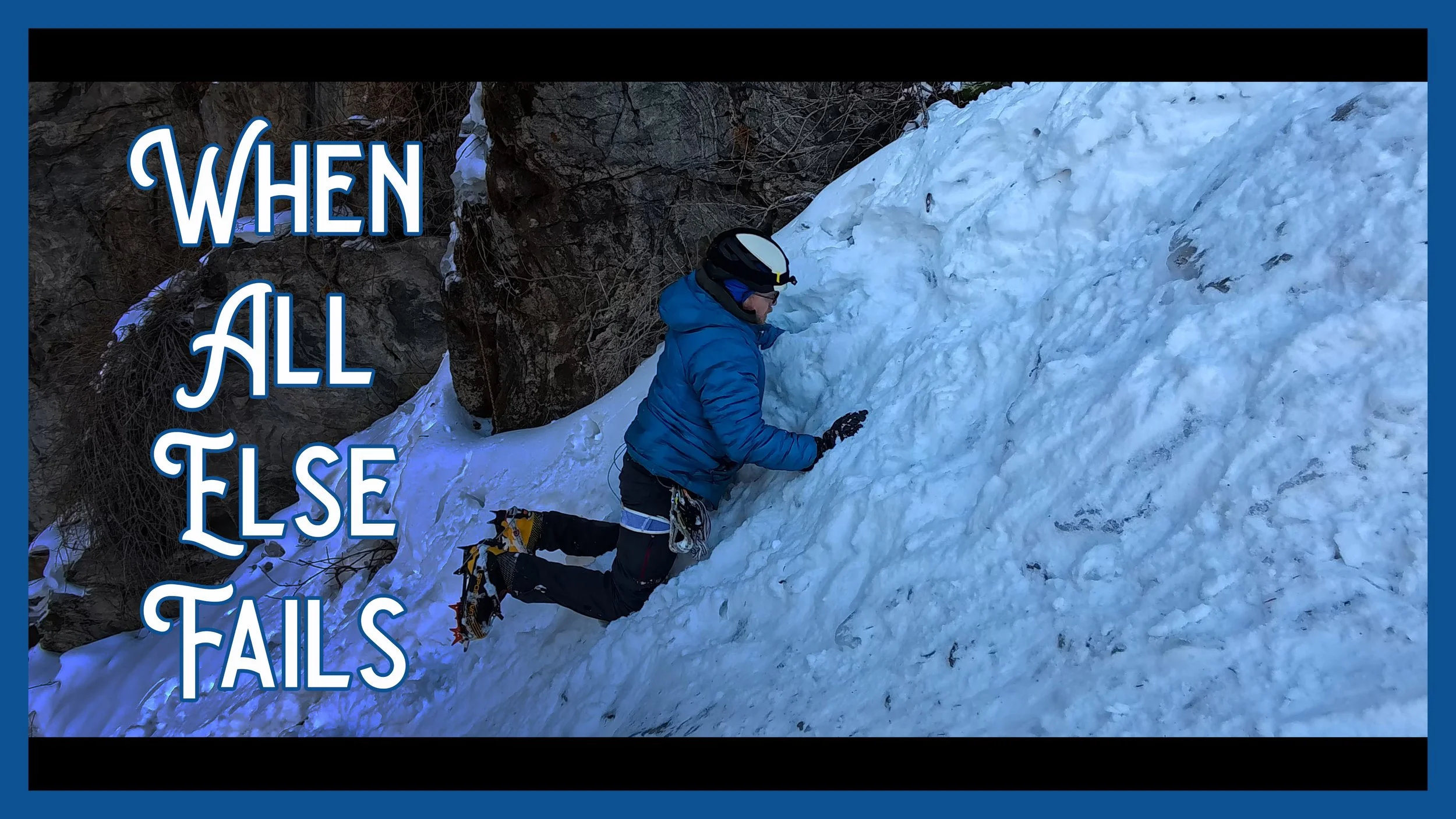 Self Arrest Technique Without an Ice Axe