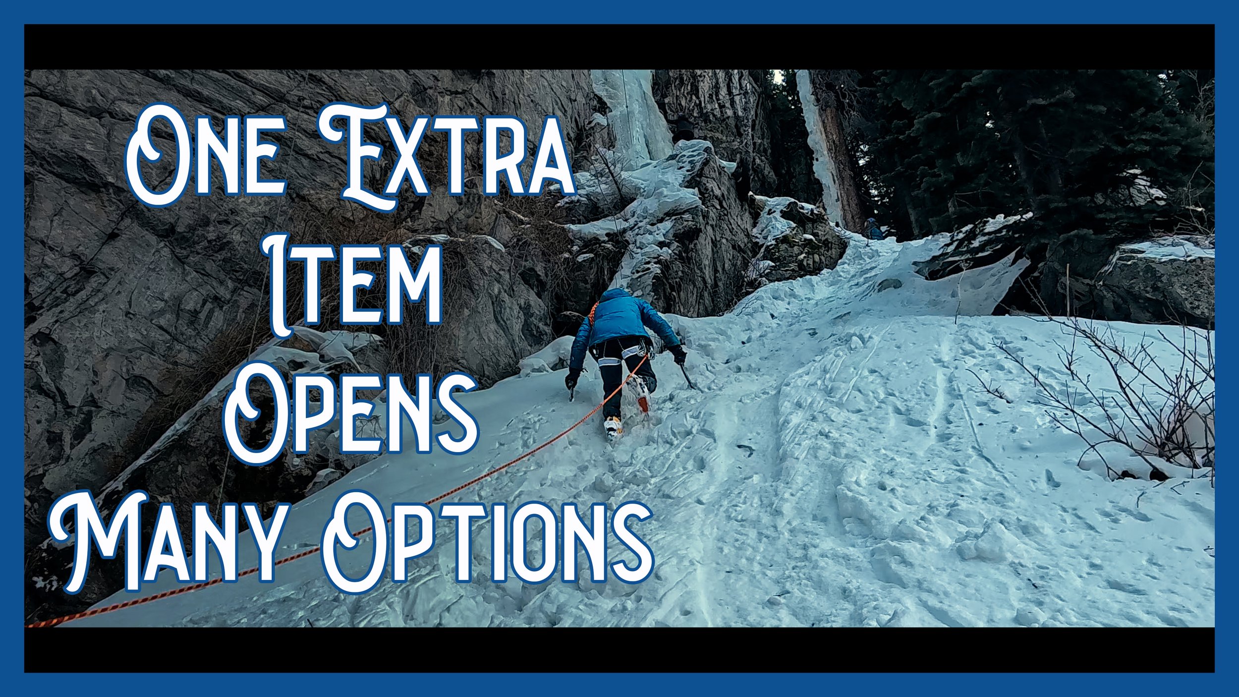 The One Axe Difference on Snowy Terrain