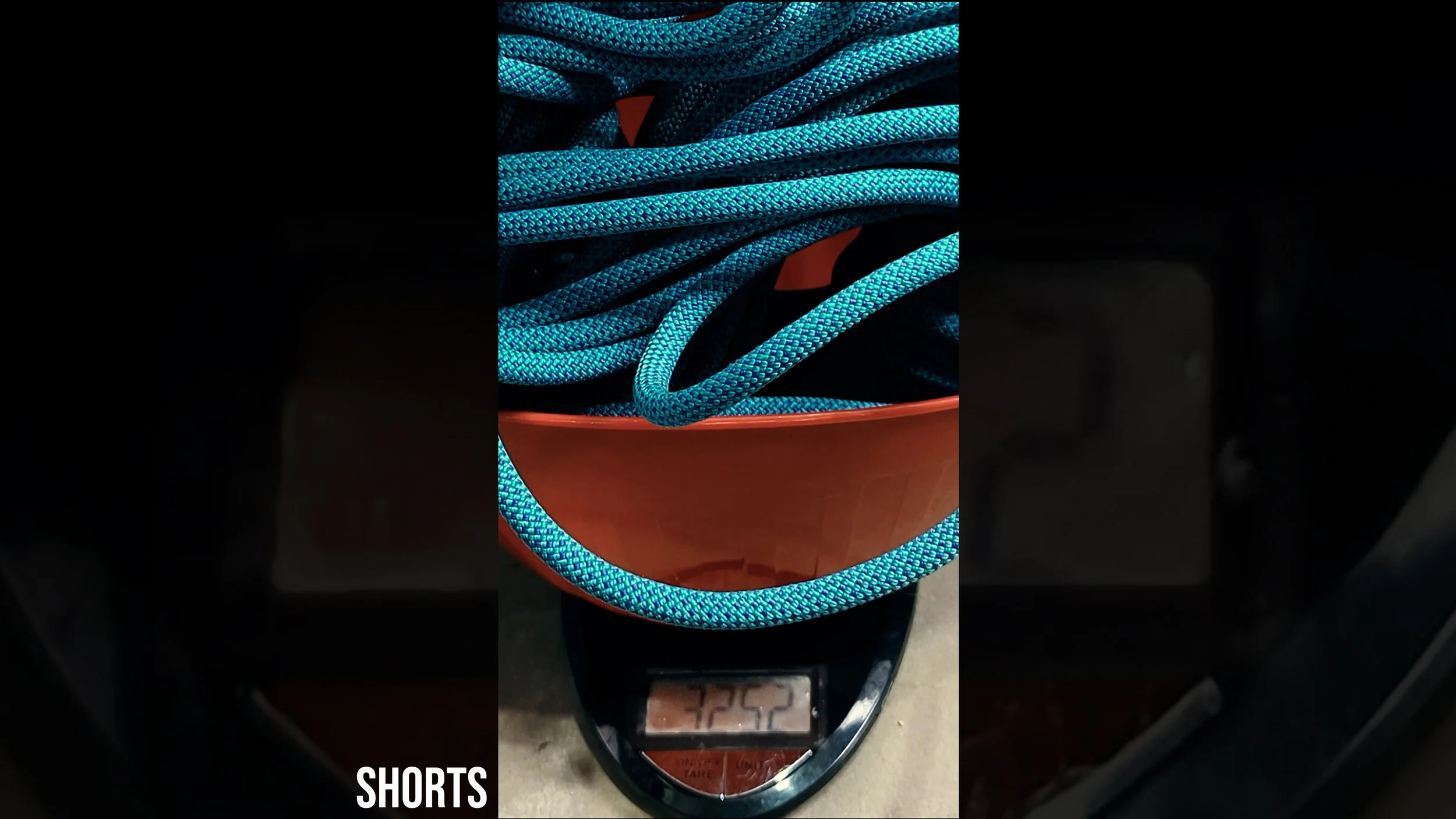 Actual Rope Weight vs Official Specs