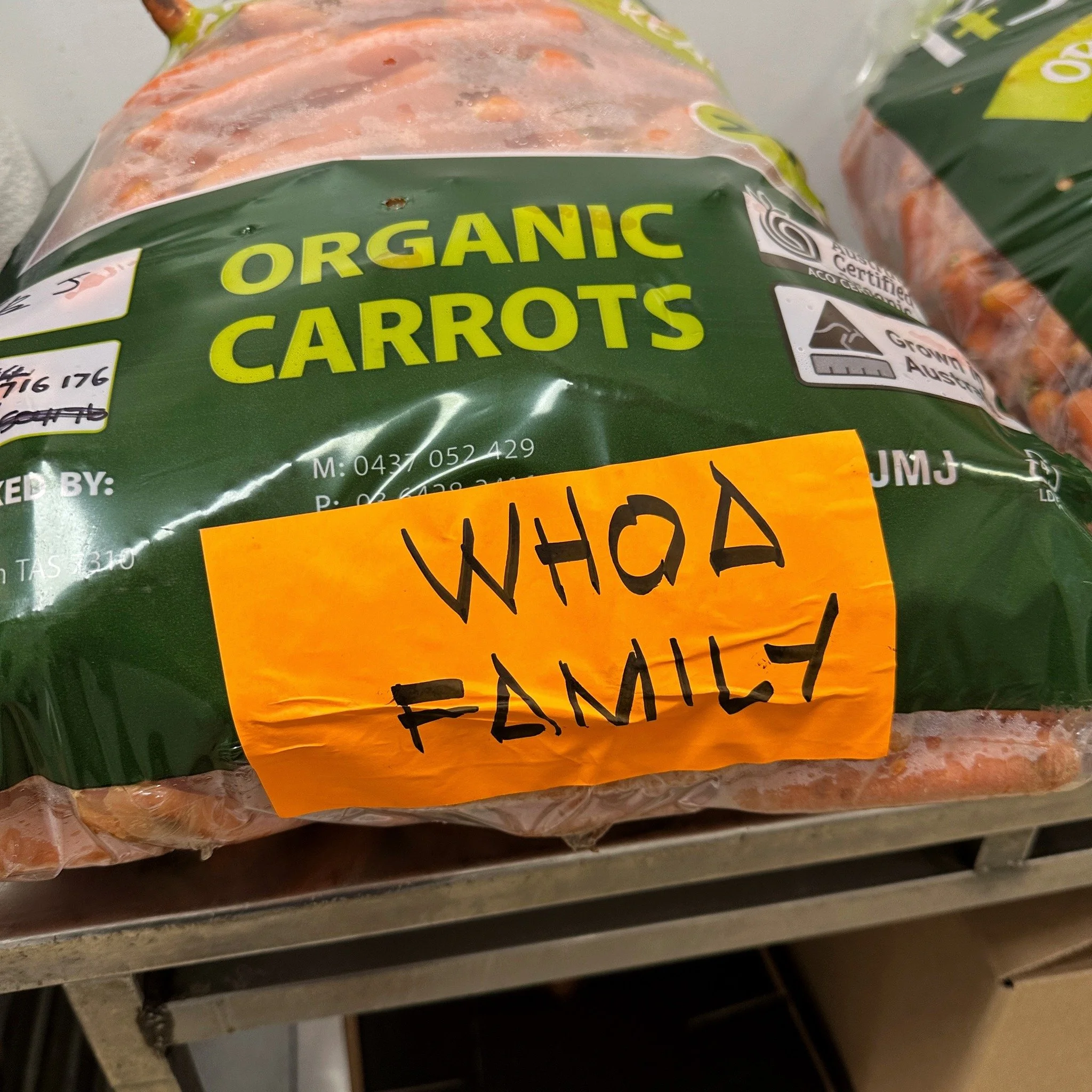 Here's how our carrots arrived this week. Made me laugh!