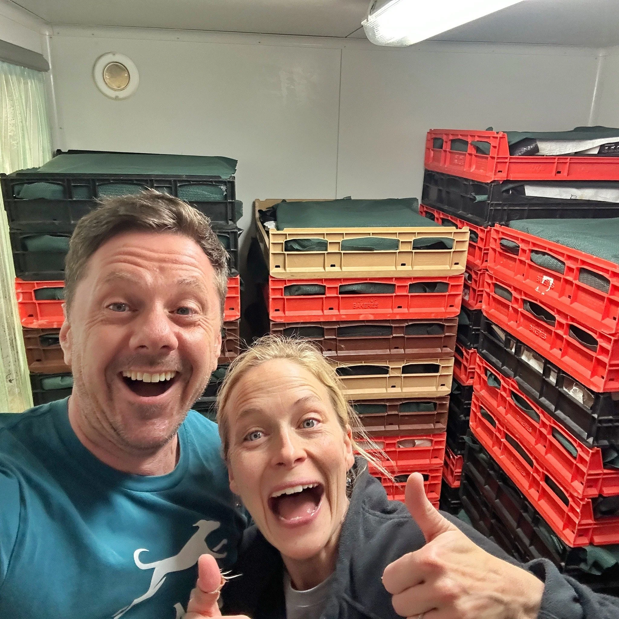 And just like that, our freezer is full again! We've been busy 💪