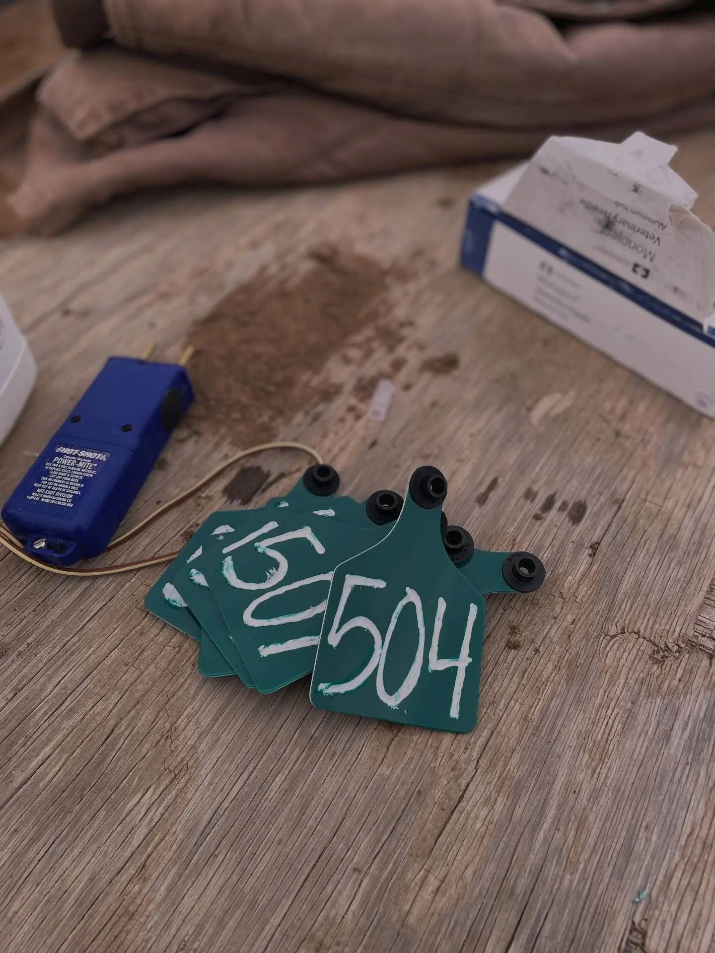 My craft project. #ranchlife #eartags #iykyk