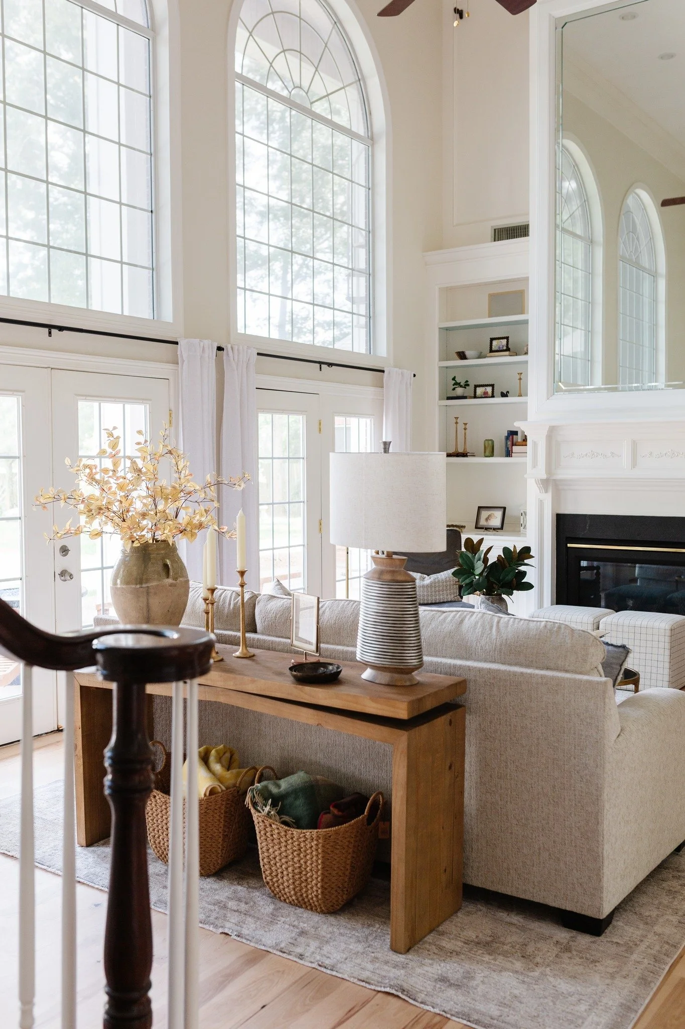 The goal for this home was to honor the style of the home with an updated, modern, cozy feel.