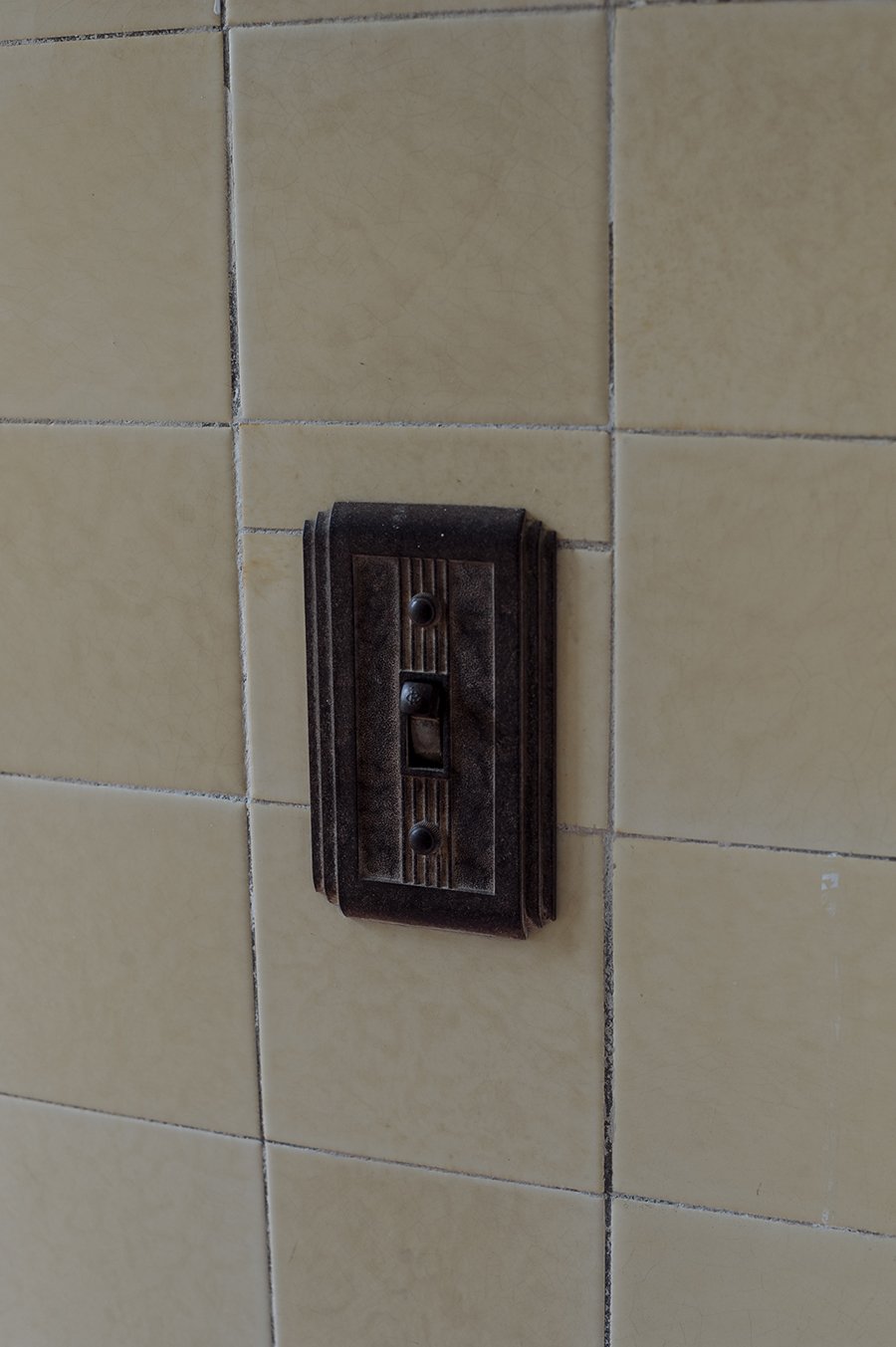 Old light switch.