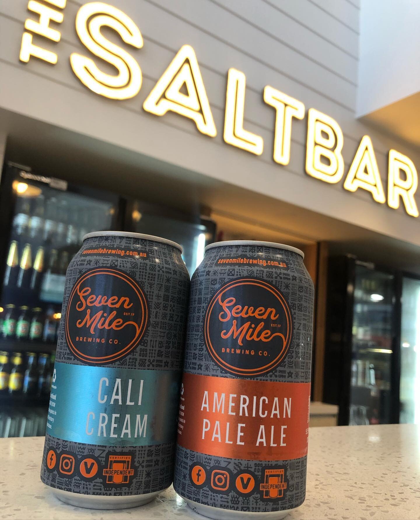 It&rsquo;s all about the local beers today 🍺 our neighbours at @sevenmilebrewingco are smashing it - their Cali Cream and American Pale Ale are a favourite for departing passengers #supportlocal #northernrivers