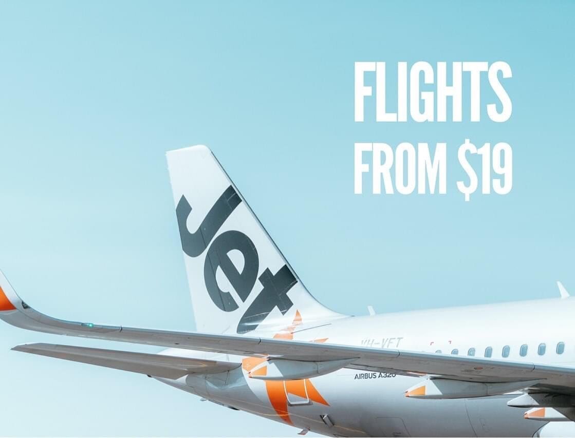 Have you heard this crazy news....better be quick! 
JETSTAR FLIGHTS FROM $19

Grab an incredible fare with Jetstar's latest sale now on! ✈️ Sydney from $35 one way for travel periods 21 Jul &ndash; 24 Sep 2020
✈️ Melbourne from $19 one way for travel