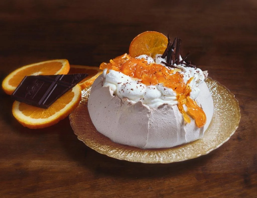 Sesonal Pavlova - Orange Dream