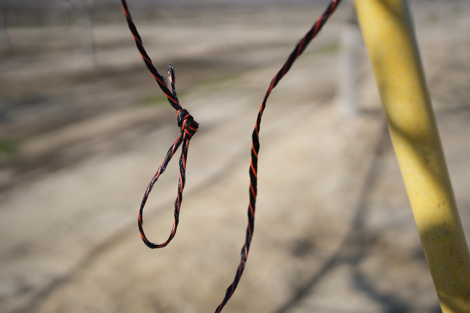 Black and Orange Poly Tree Rope for Orchard Management — Jim's Supply Co.