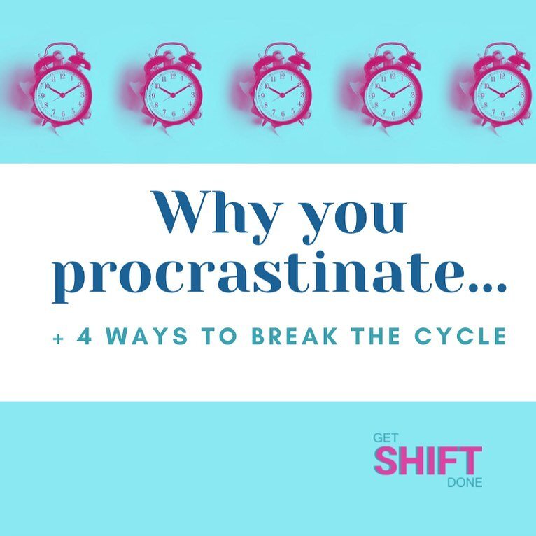 The real reason you&rsquo;re procrastinating may surprise you!

Digging in to find out what is motivating you to procrastinate is often the first step I go through with my clients. Once we understand the reasons why you&rsquo;re procrastinating  we c