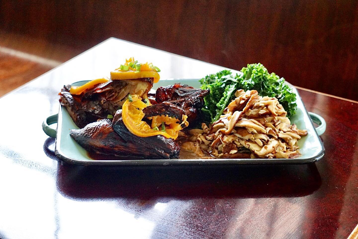 We aren&rsquo;t DUCKING around (&amp; no, that isn&rsquo;t autocorrect) with our For The Tribe menu featuring larger format meals for the entire family! 📸: Roasted Duck with two sides