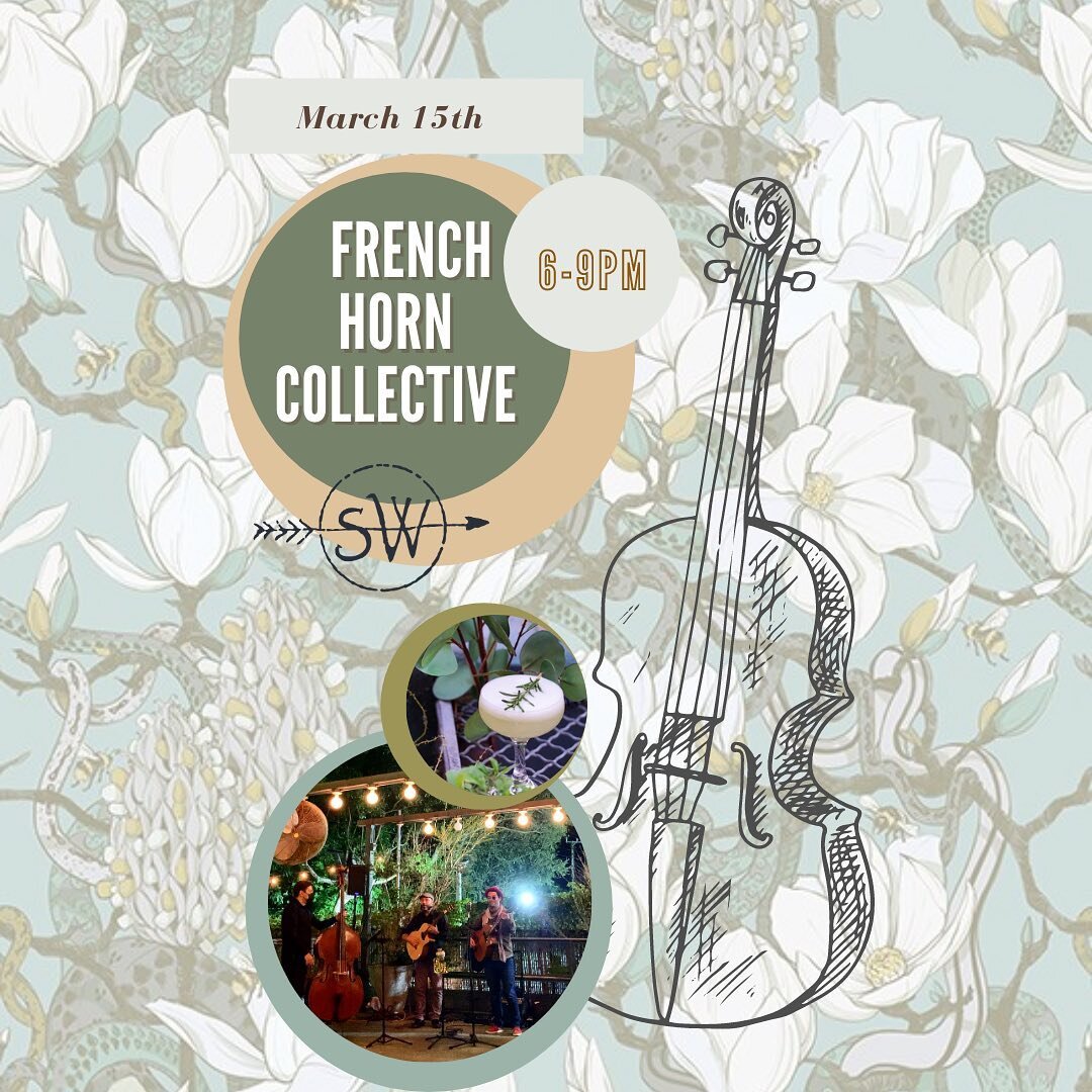 ✨ Between BRUNCH &amp; HAPPY HOUR, Sunday is doing just FINE. 👌✨ But #DYK that twice a month we host live jazz 🎶 that just does the MOST? Join @thefrenchhorncollective tomorrow from 6-9. You&rsquo;ll want to RSVP ahead of time, trust us! #protip #l