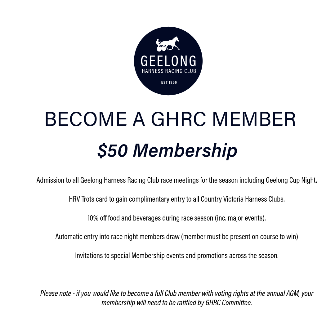 Membership — Geelong Harness Racing Club