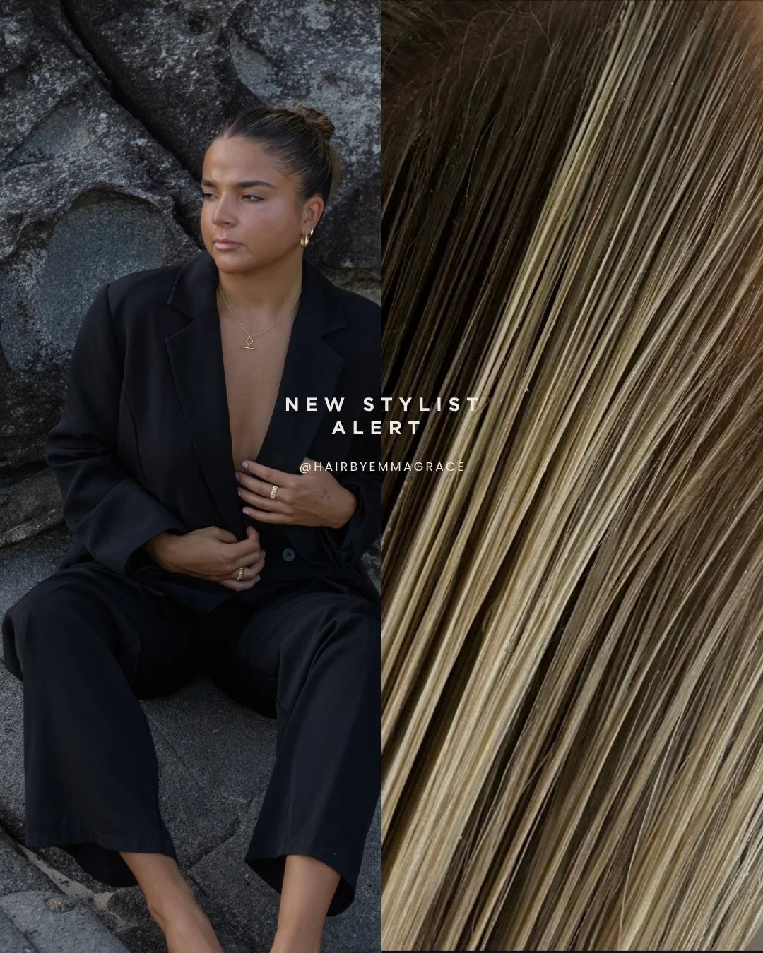 Introducing Em 🤍

Originally from the sun-soaked shores of Noosa, Em is a fresh face on the Gold Coast hair scene, bringing with her an undeniable talent and a refined, intuitive approach to hair.
Specialising in luminous blondes and rich, dimension