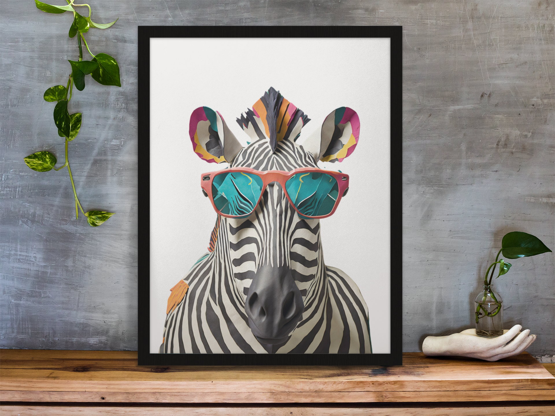 framed-art-print-standing-on-a-wooden-desk-against-a-concrete-wall-near-a-hand-decoration-a10403 copy 2.png