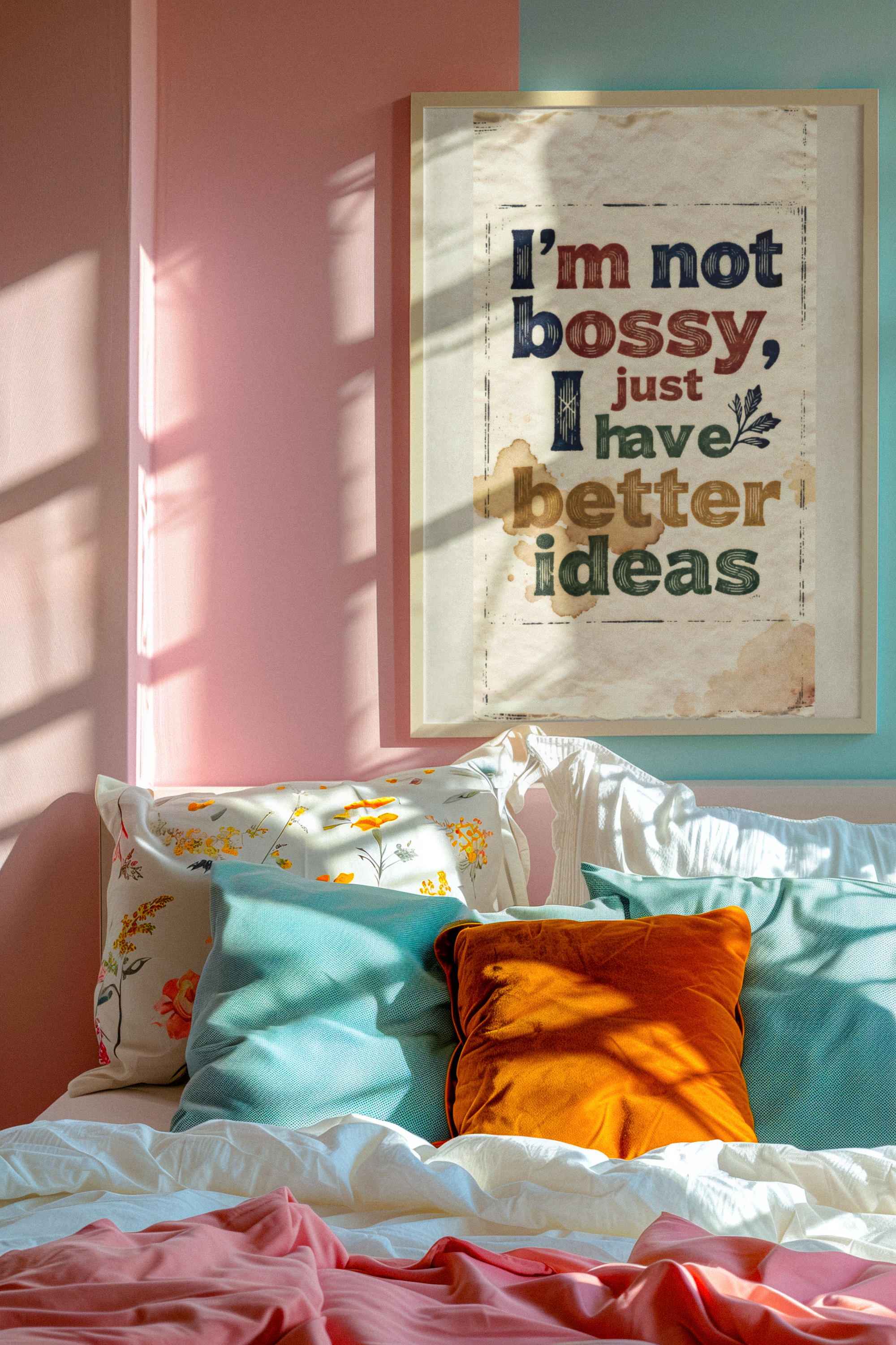 kitsch-inspired-mockup-featuring-an-ai-created-art-print-placed-on-a-bedroom-wall-m39895.png