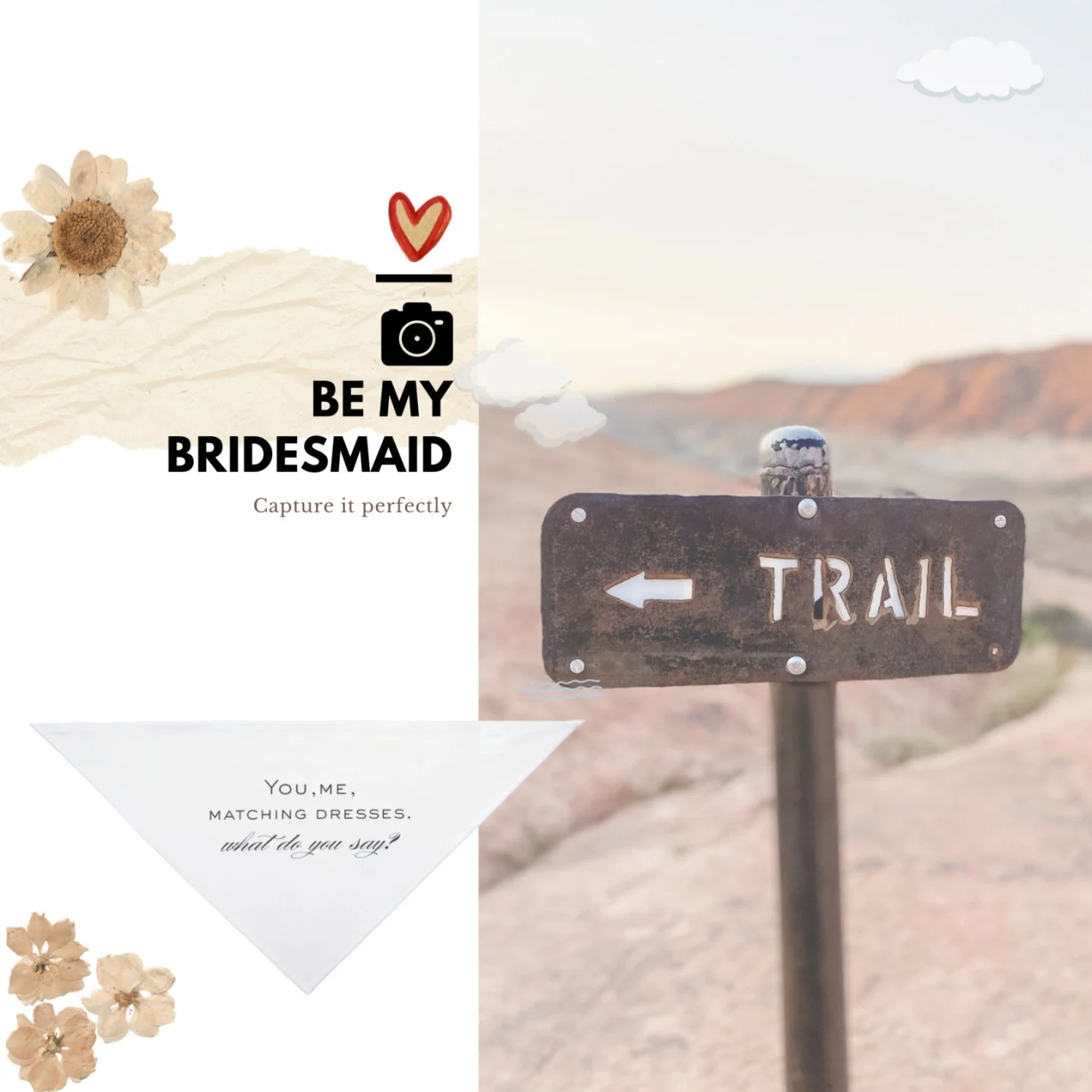 For the bride who wants the whole family included.
Yes, that includes the four-legged one.

Because asking your people should be just as special as the big day.