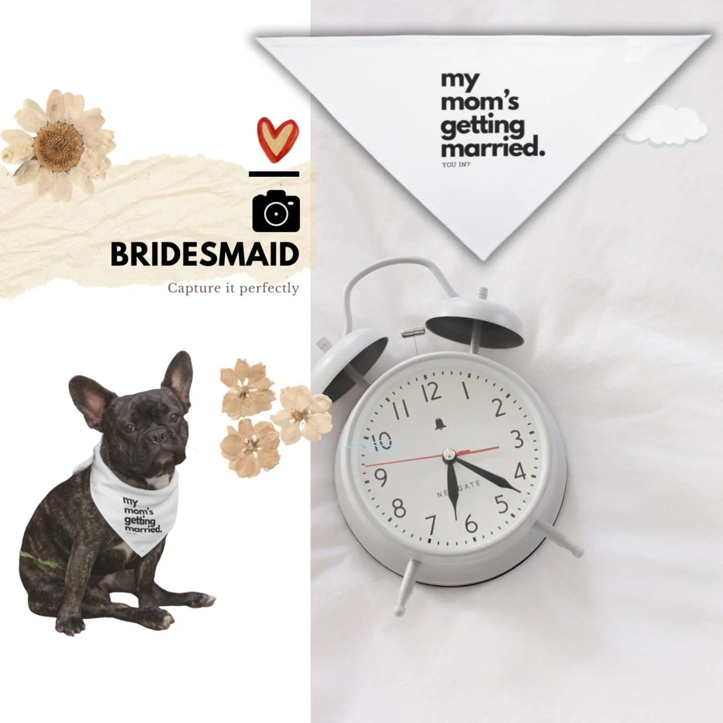 Matching bandanas. Matching vibes. Matching wedding chaos.