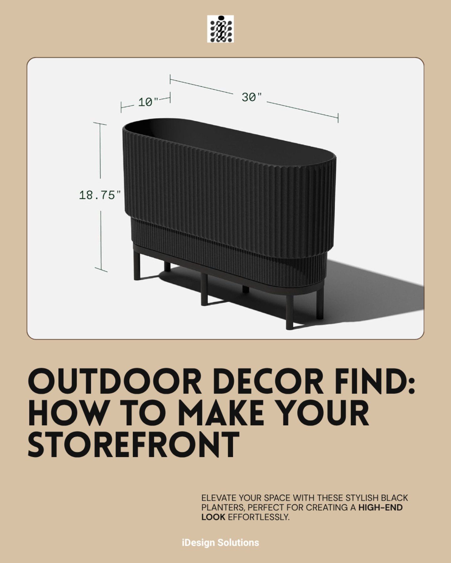 These black planters are the kind of find that instantly makes a storefront look more pulled together. Clean lines. Modern shape. Big upgrade without doing the most.
Linked in bio/shop. #affiliate
#amazonfinds #storefrontstyling #outdoorplanters #sma