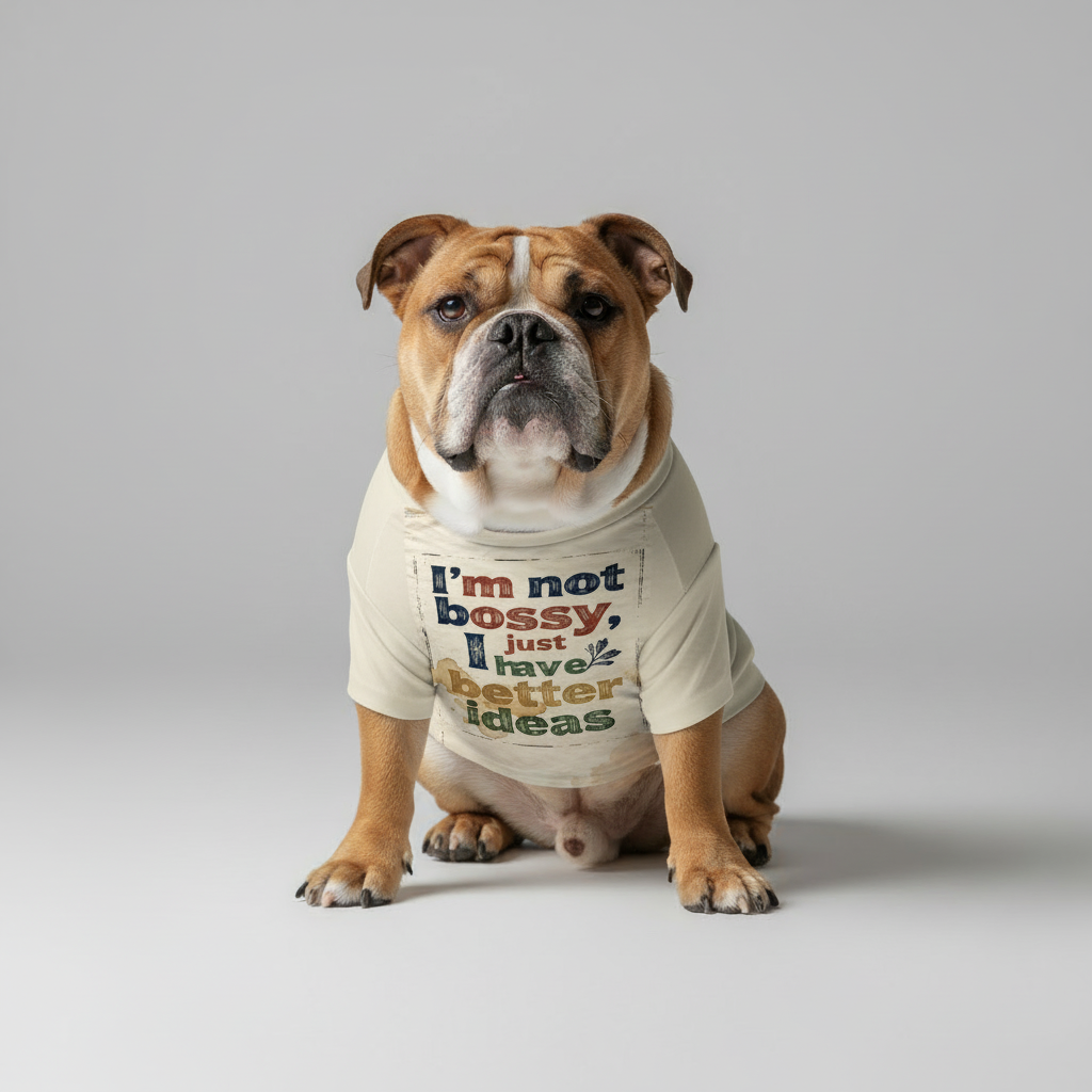 Not bossy. Just… better ideas.