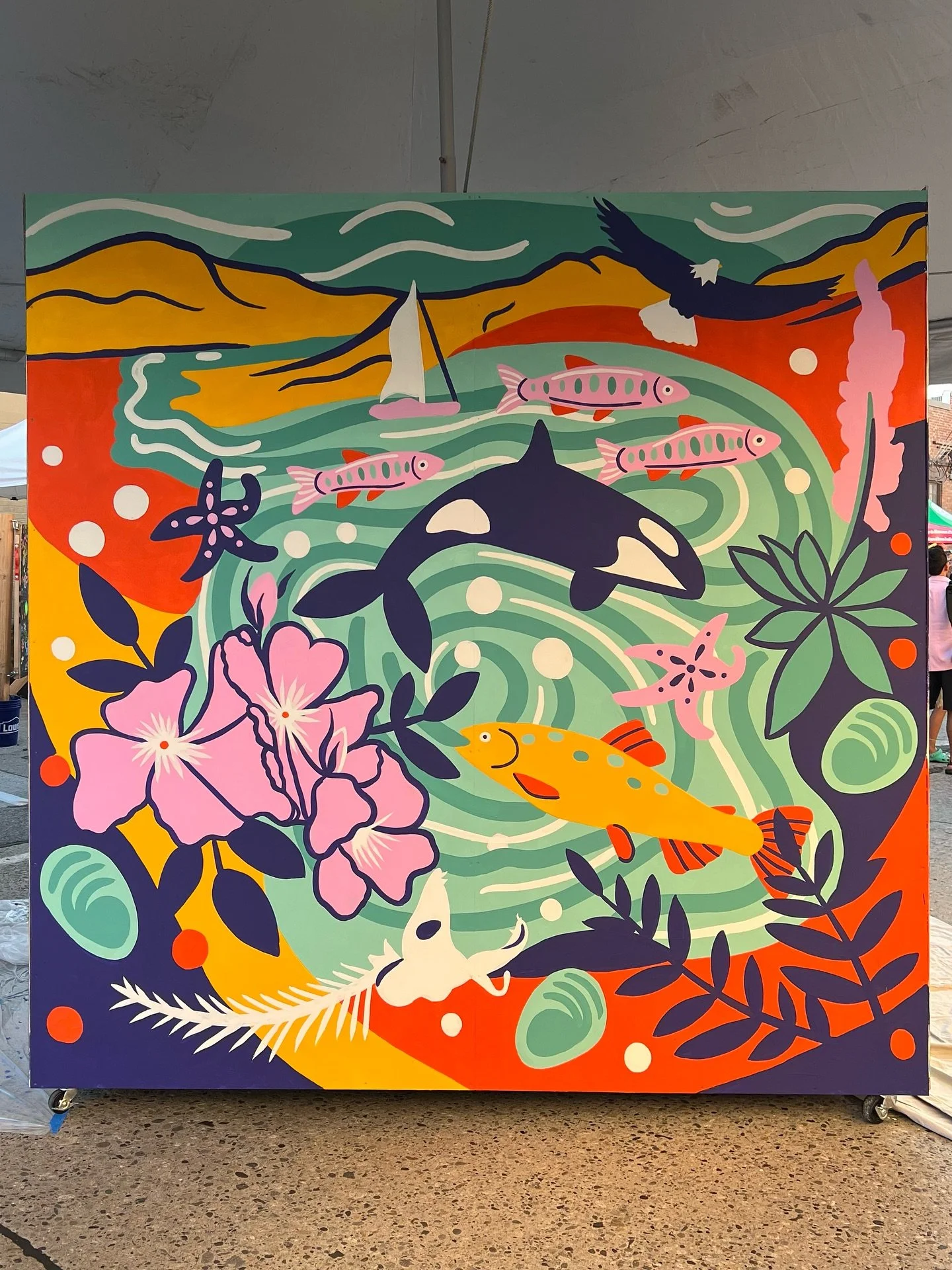 Tbh my favorite part is the salmon skeleton 👀

The life cycle of salmon 🥚🐟🐠🐋🦅

No matter how disconnected Eastern and Western Washington can feel, the journey of the salmon connects us all. The lifecycle of the salmon is quite miraculous- hatch