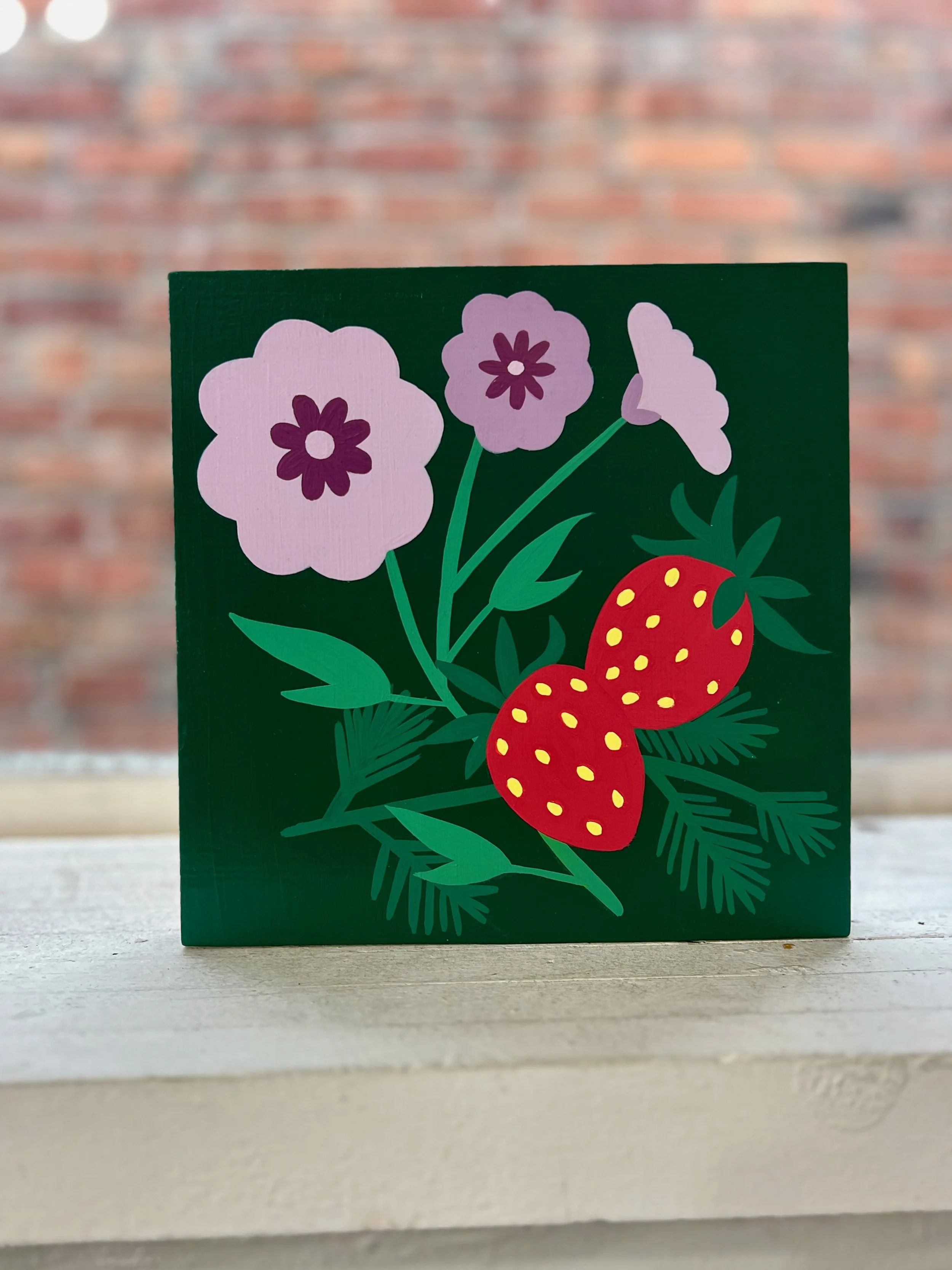 Flowers and Fruit: Strawberries