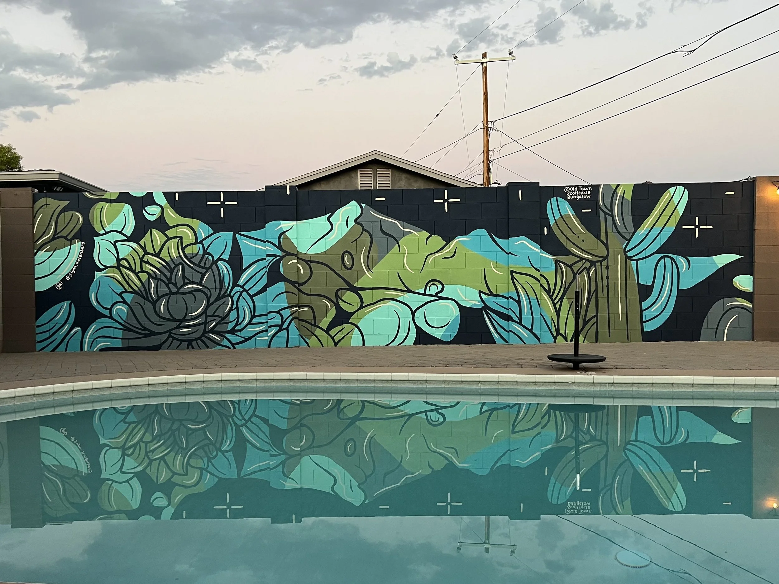 Scottsdale Airbnb Mural