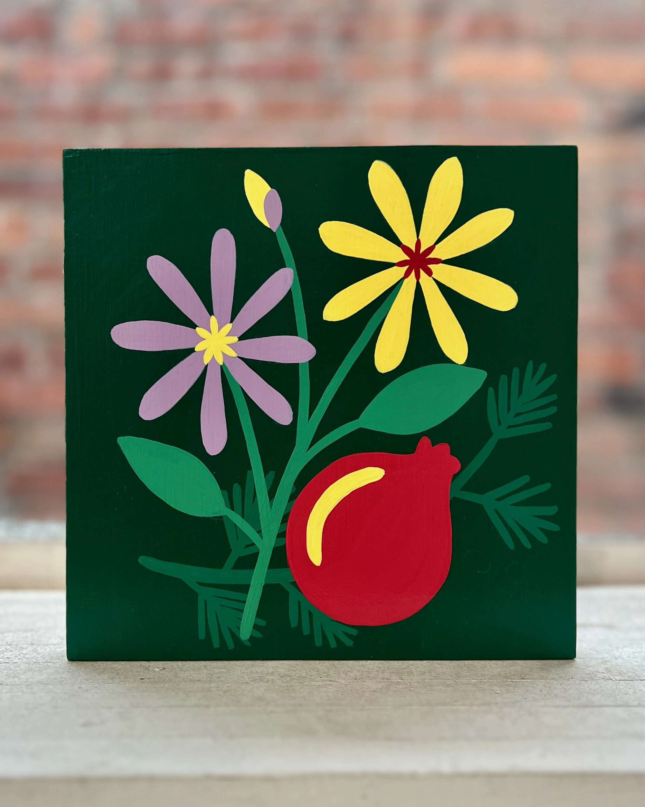 Flowers and Fruit: Pomegranate