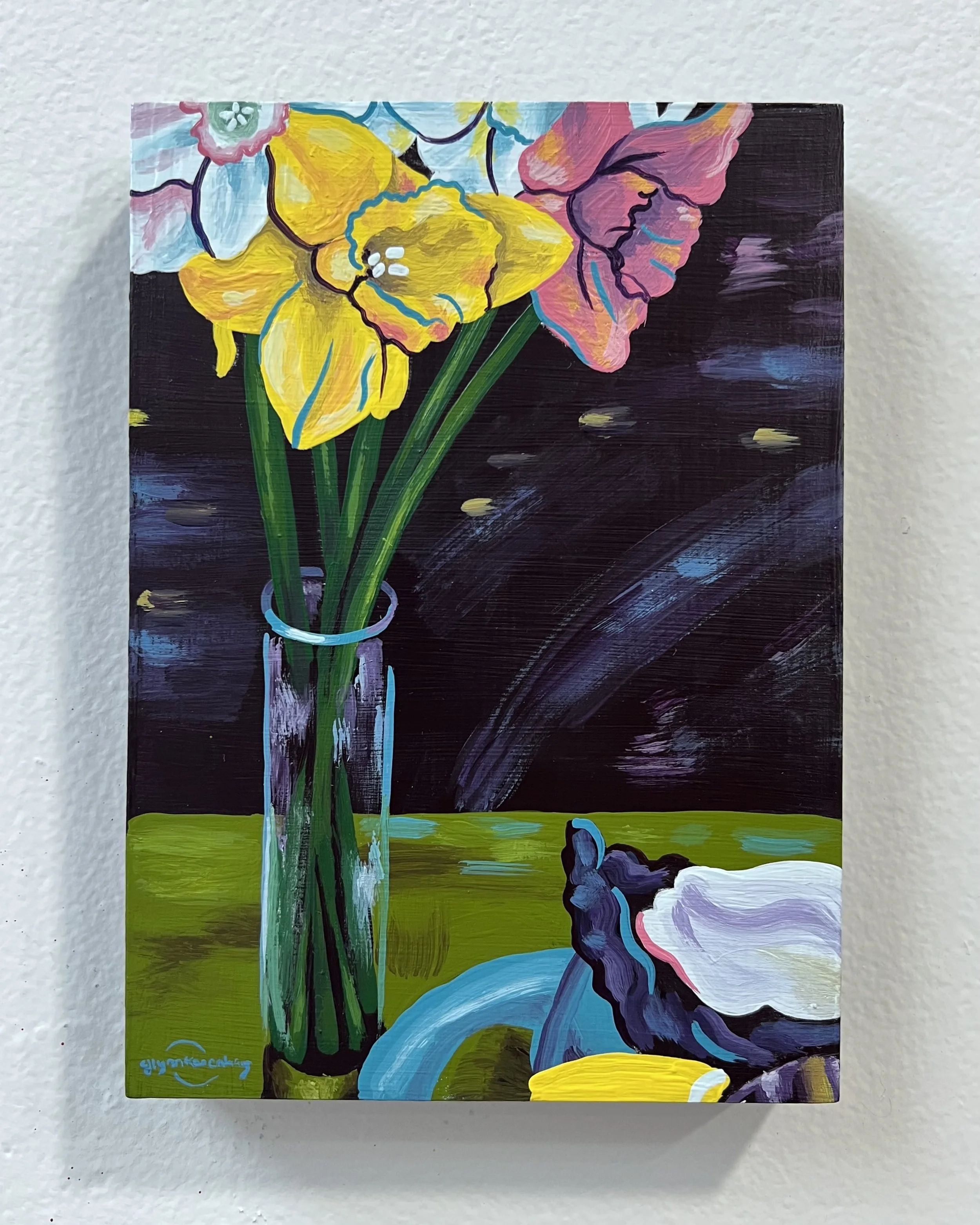 Narcissi and Oyster Shell