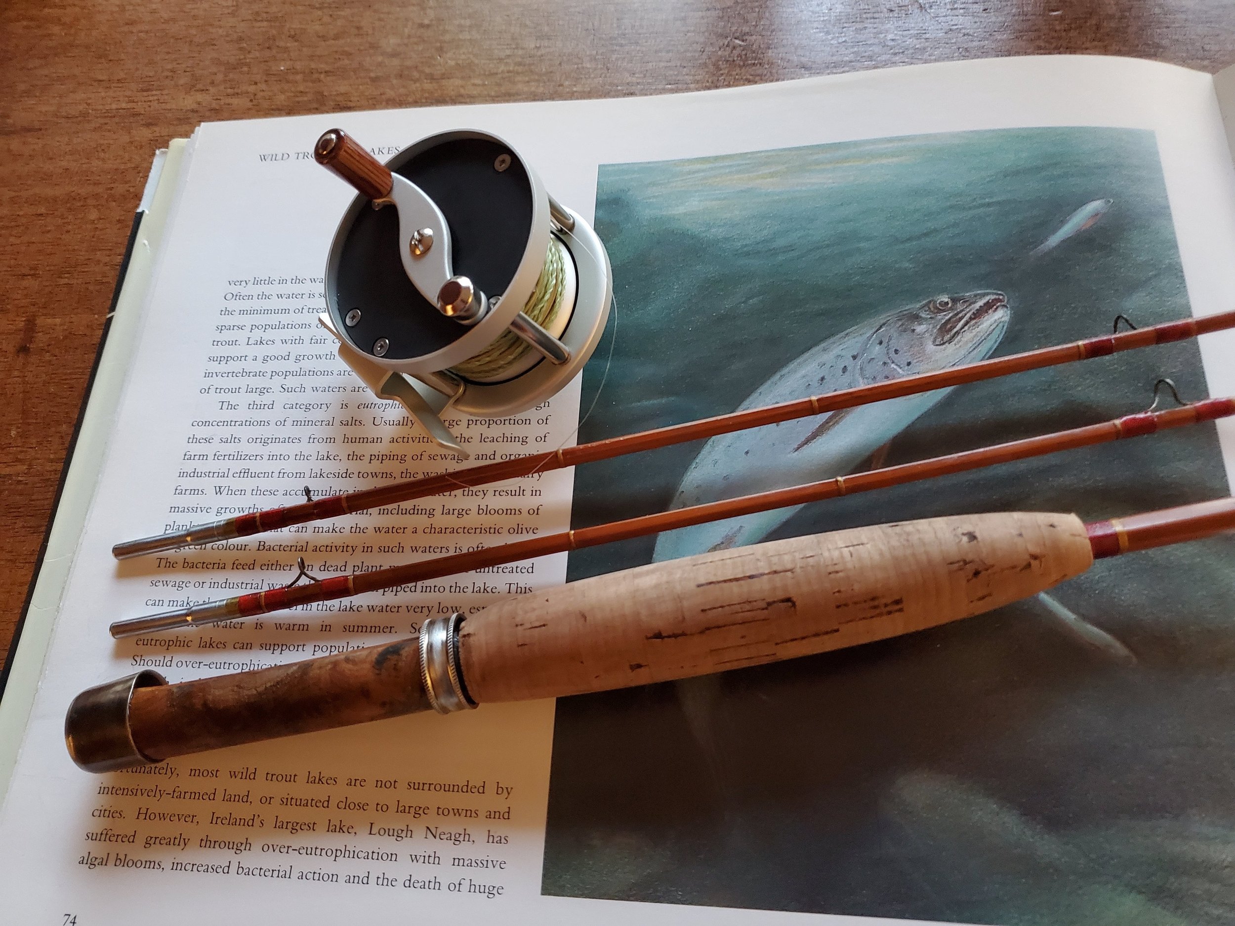 Fine 6ft. Bamboo Fly Rod, 2/2, Unknown Maker But Built Before WWII