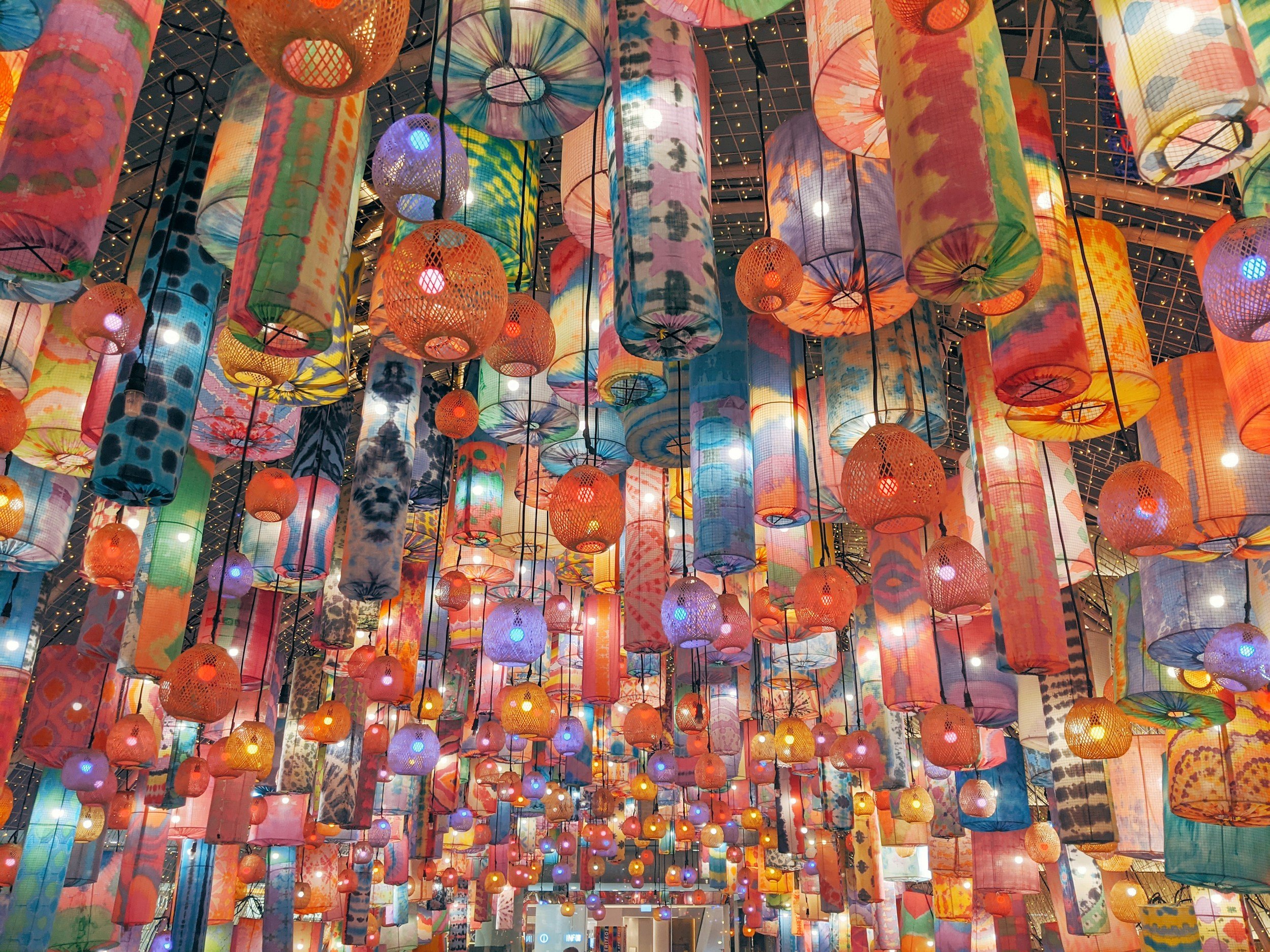 A collection of colorful lanterns in various shapes and sizes glowing together — symbolizing cultural intelligence and the beauty of diversity, where each unique perspective contributes to a brighter, more inclusive whole.