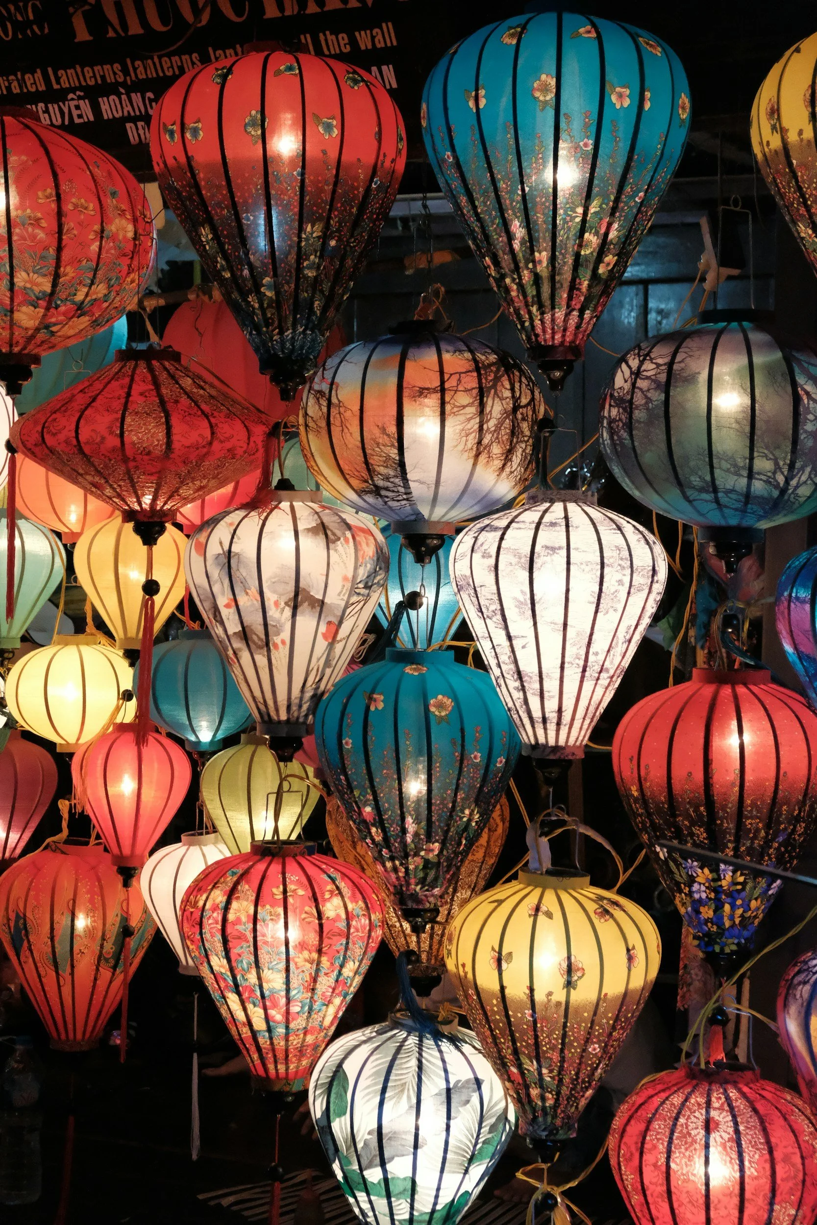 many colored lanterns, symbolizing how different we all are and how cross cultural training is important
