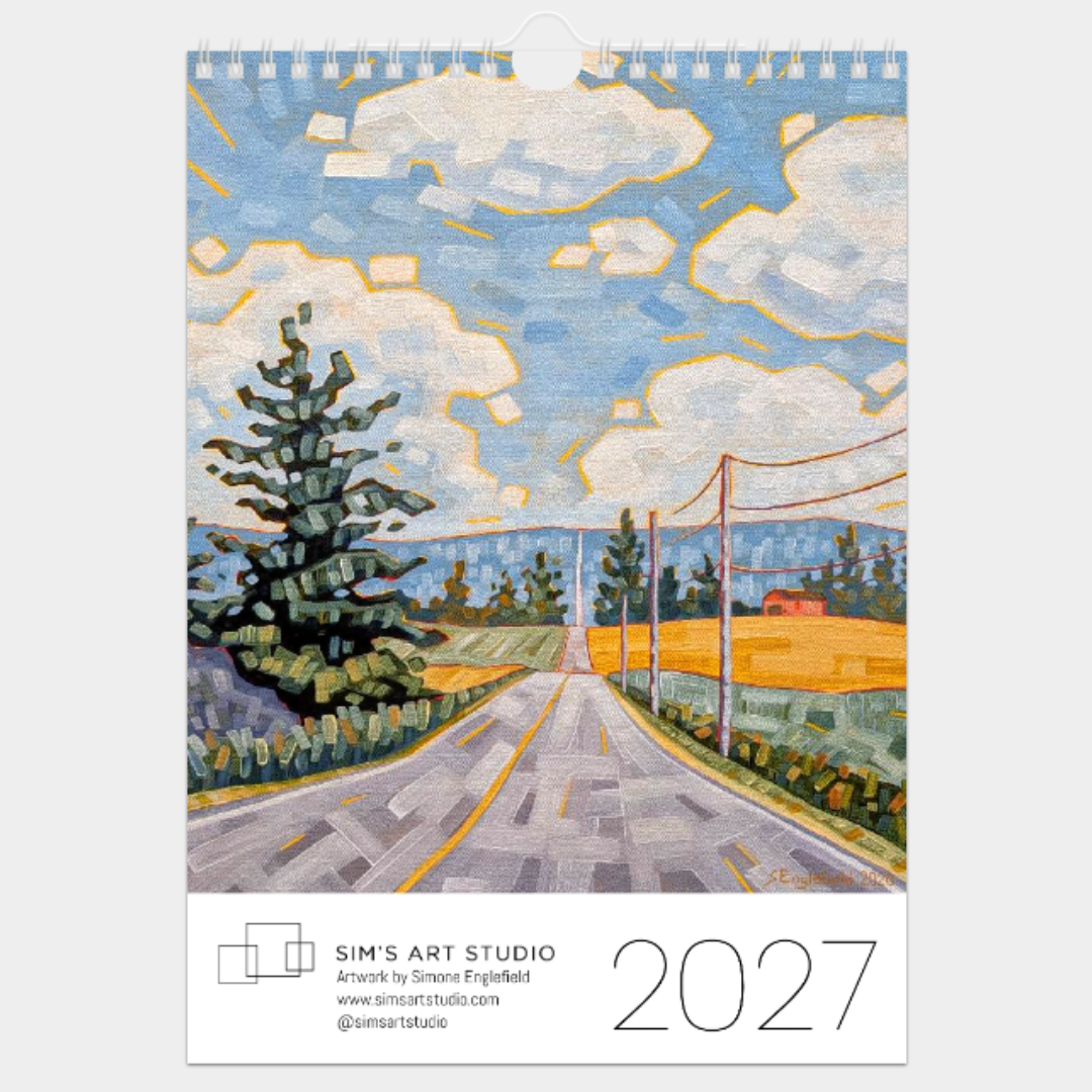 Sim's Art Studio 2027 Calendar