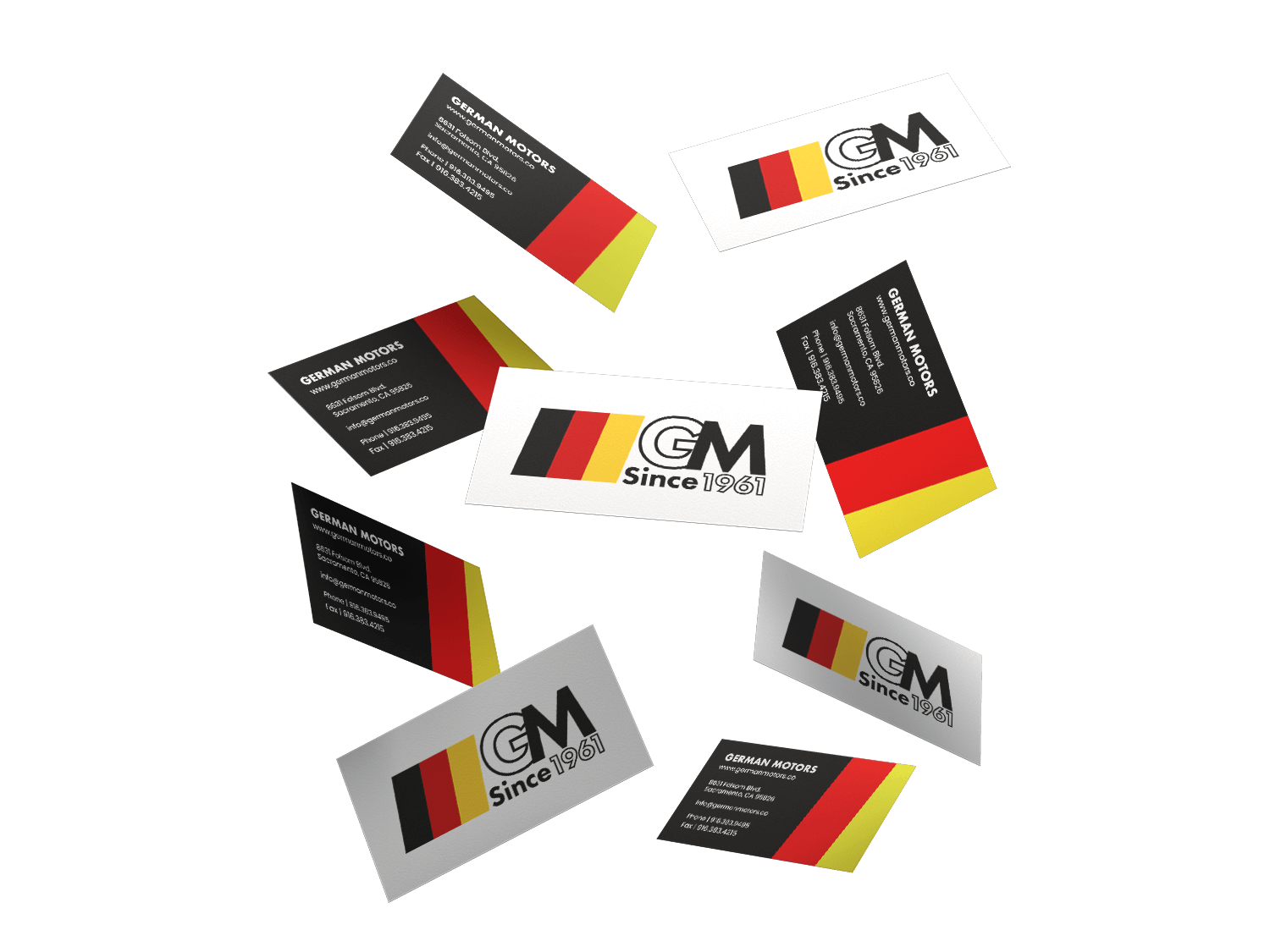 German Motors Business Cards