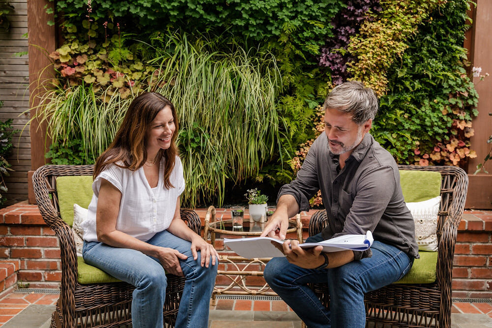 Christian Douglas Design and Skornicka Designs collaborating on a landscape design in Mill Valley