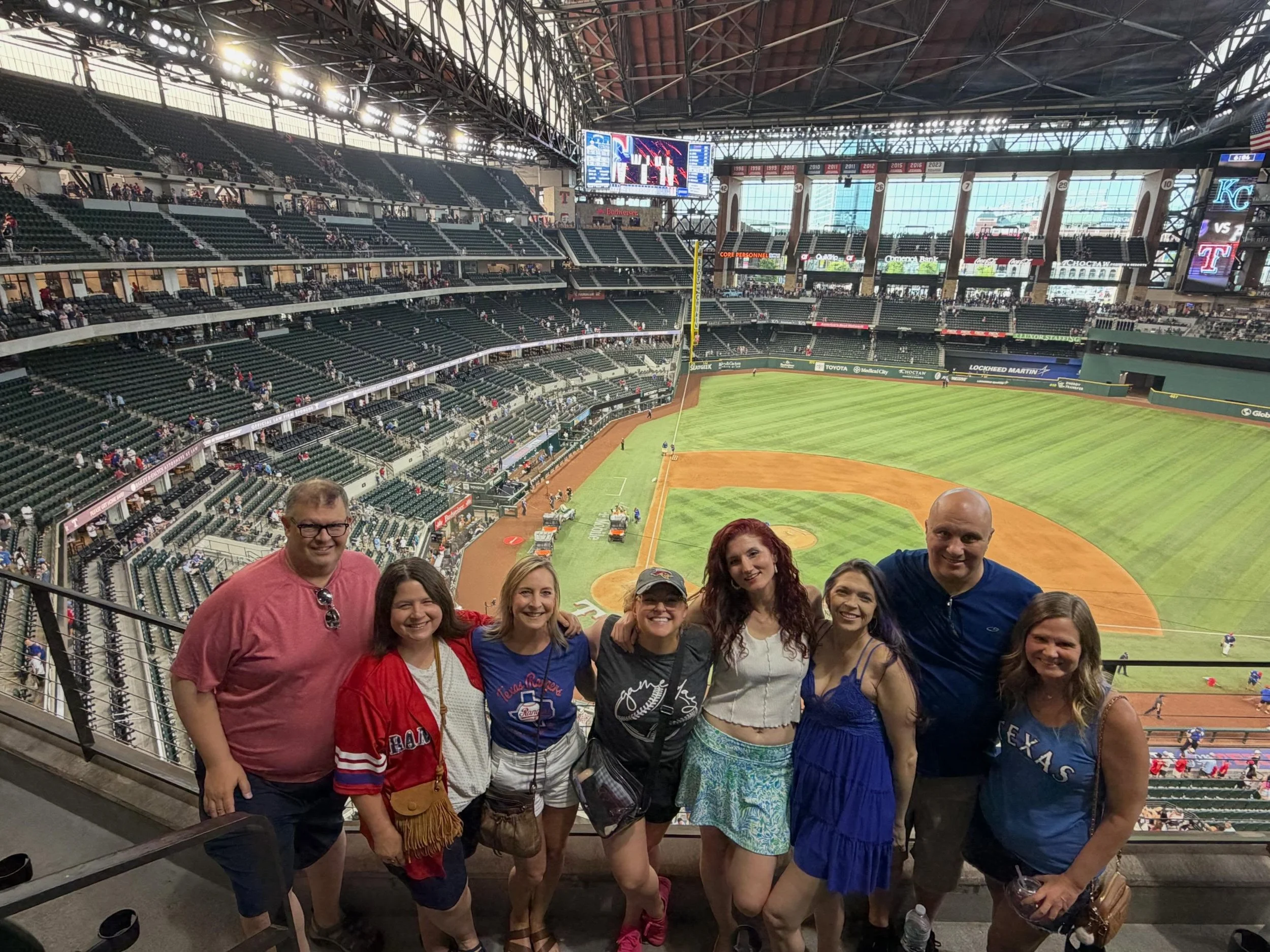 Fun times cheering on the Rangers to a walk-off win! ⚾️ #allfortexas #gorangers #roadjesstravels