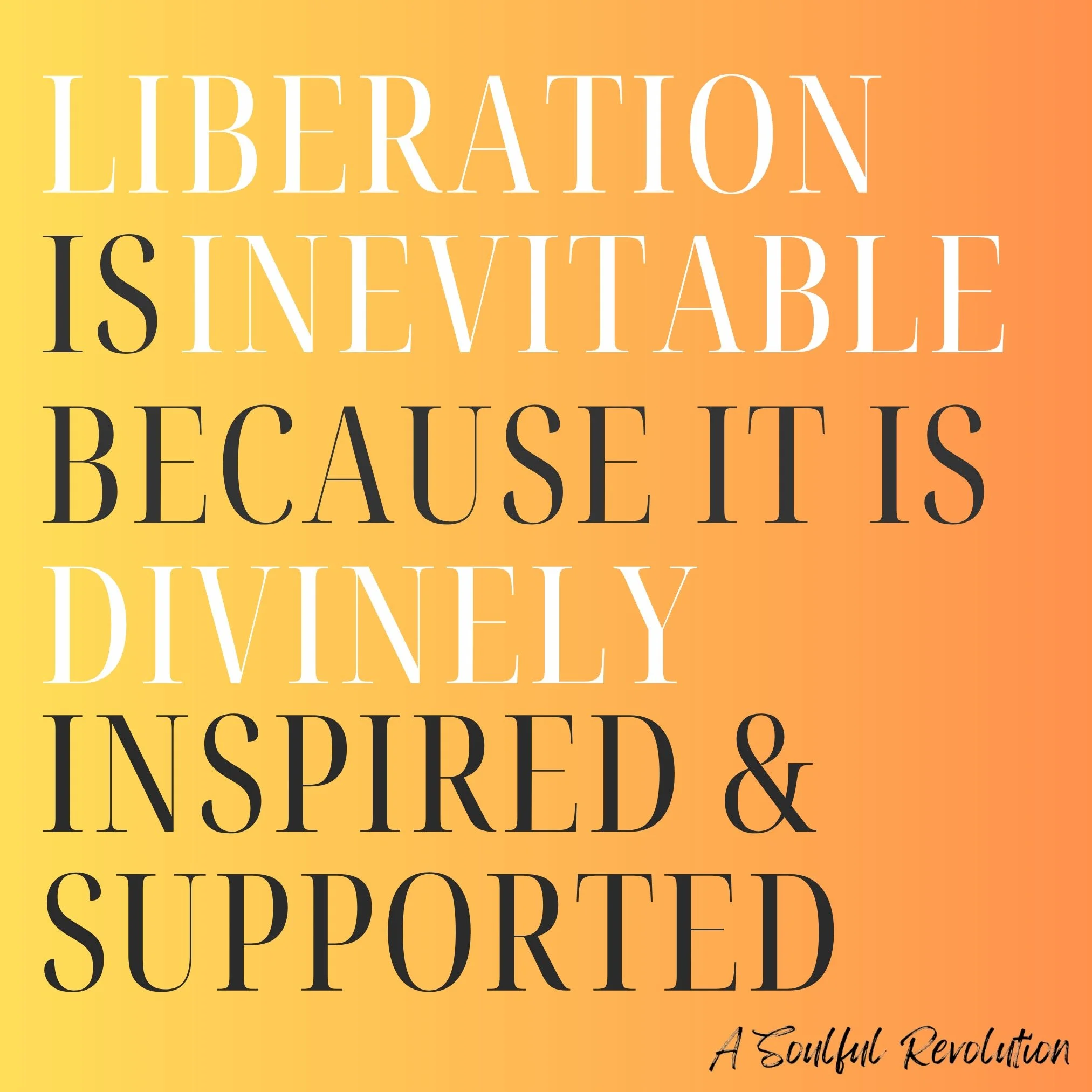 Liberation is inevitable sticker.JPEG