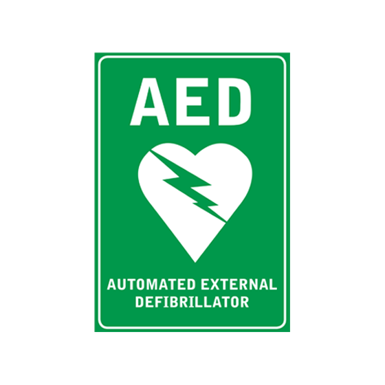 AED Wall Sign Sticker x 2 | $30.00