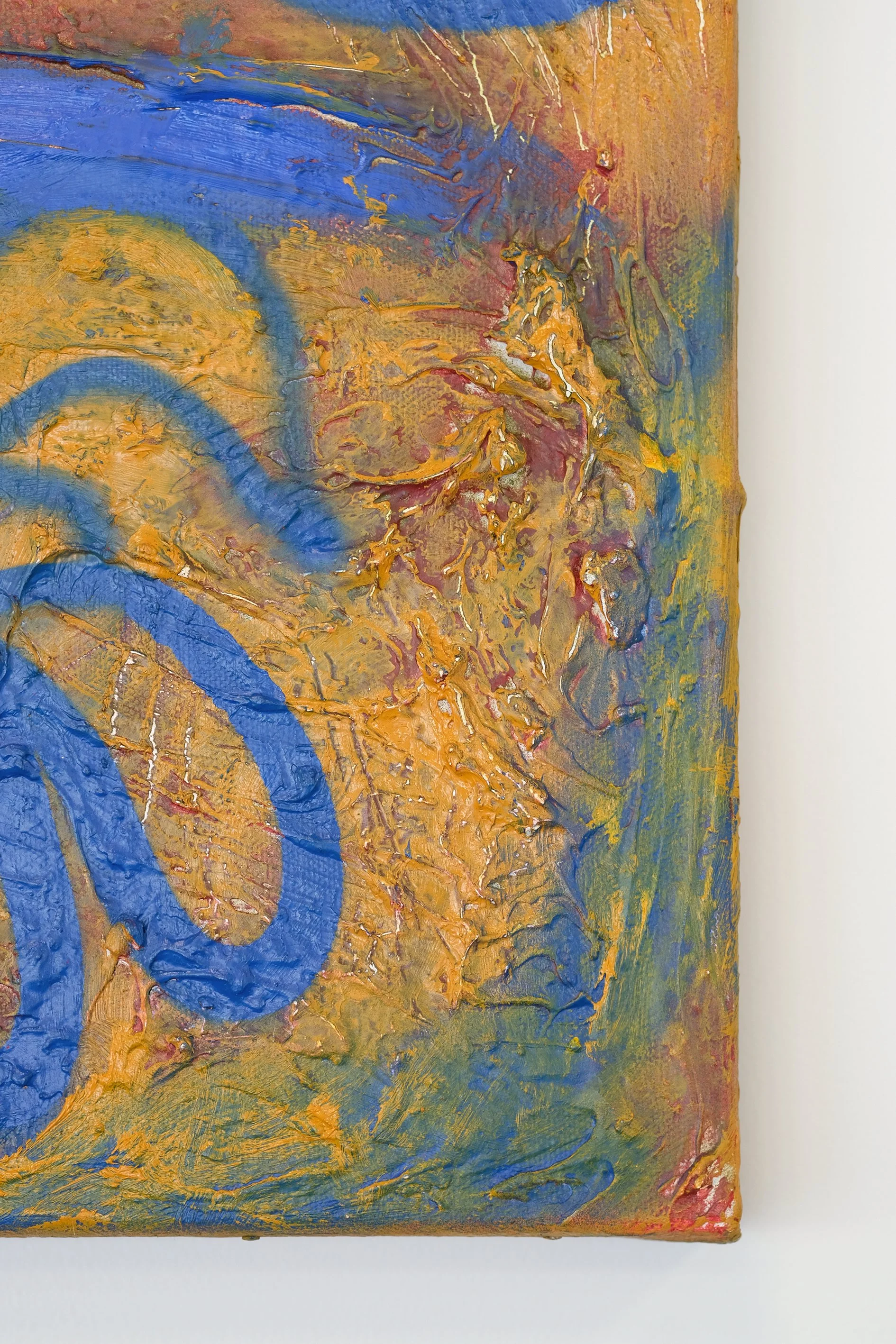 Twentysix Gallery, James Watkins, Bouquet, 2025, oil, aerosol & acrylic on canvas, 450 x 550 mm, detail 1.jpg