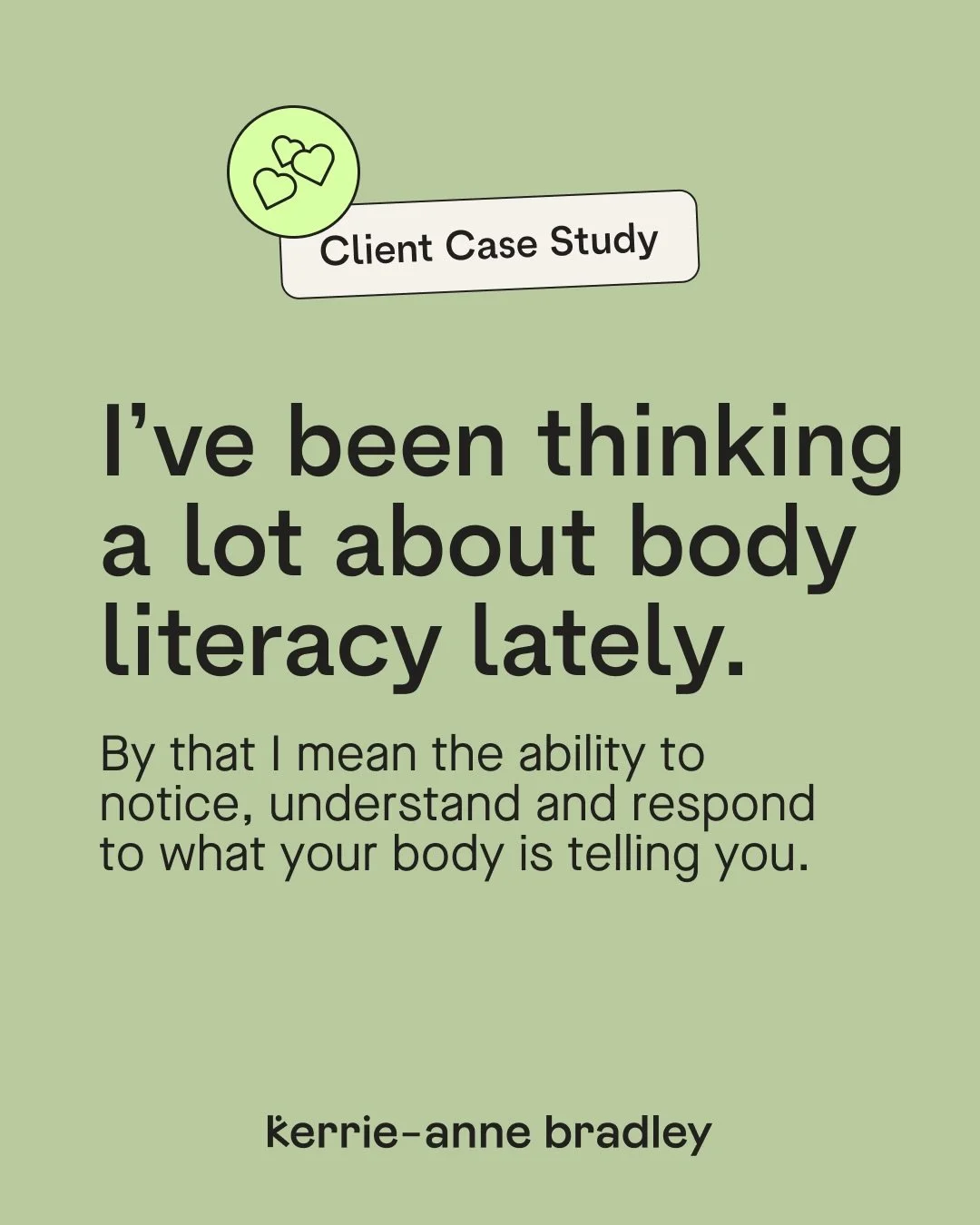 Your slumped shoulders, tight jaw, and that tension creeping up your back? They&rsquo;re not quirks. They&rsquo;re information your body is desperately trying to share with you.

This is exactly what happened with my client who came to me wanting str