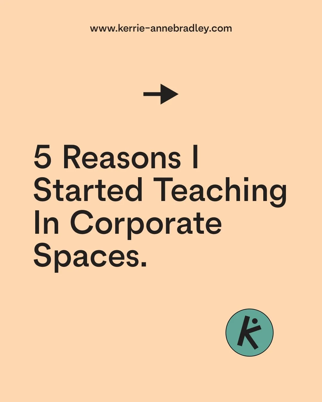 This one&rsquo;s for the pilates teachers out there looking to expand into working in the corporate space.

These 5 reasons were my way. Primarily it was because I identified a need for clients. 

Already moving in desk-working spaces or looking to? 