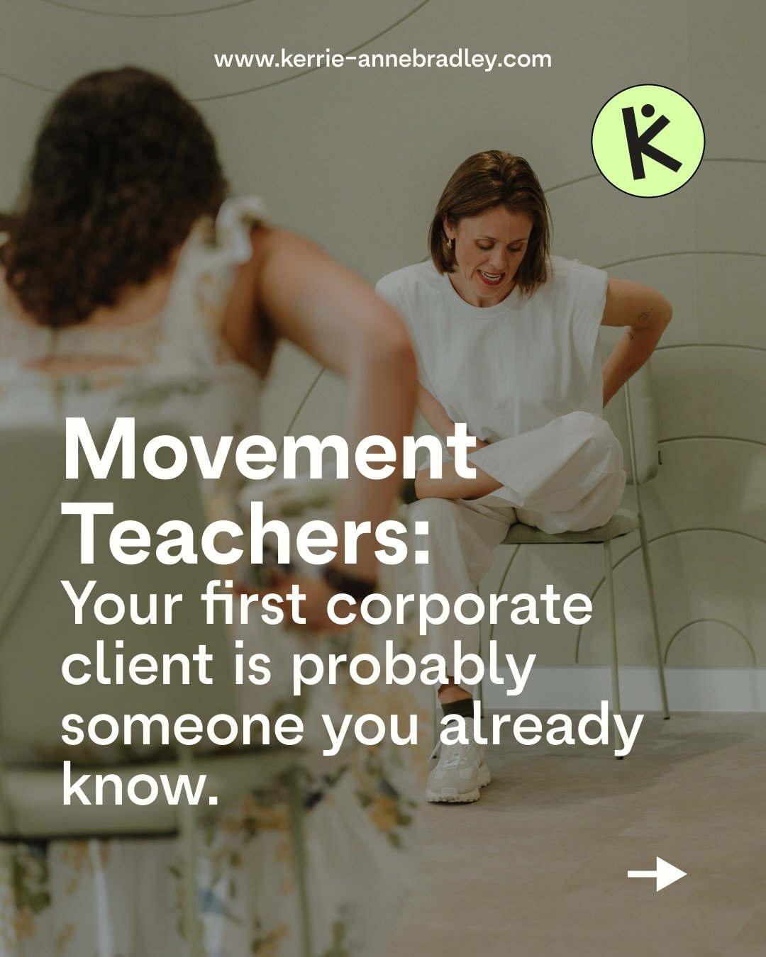 Your first corporate client is probably someone you already know. Download the free guide from this post to find out who: write FIRST CORPORATE CLIENT in the comments and I will send it to you 🤸&zwj;♂️

#movementteacher #pilatesteacher #clientaquisi