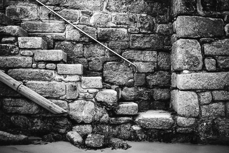 Harbour steps at St. Michael's Mount