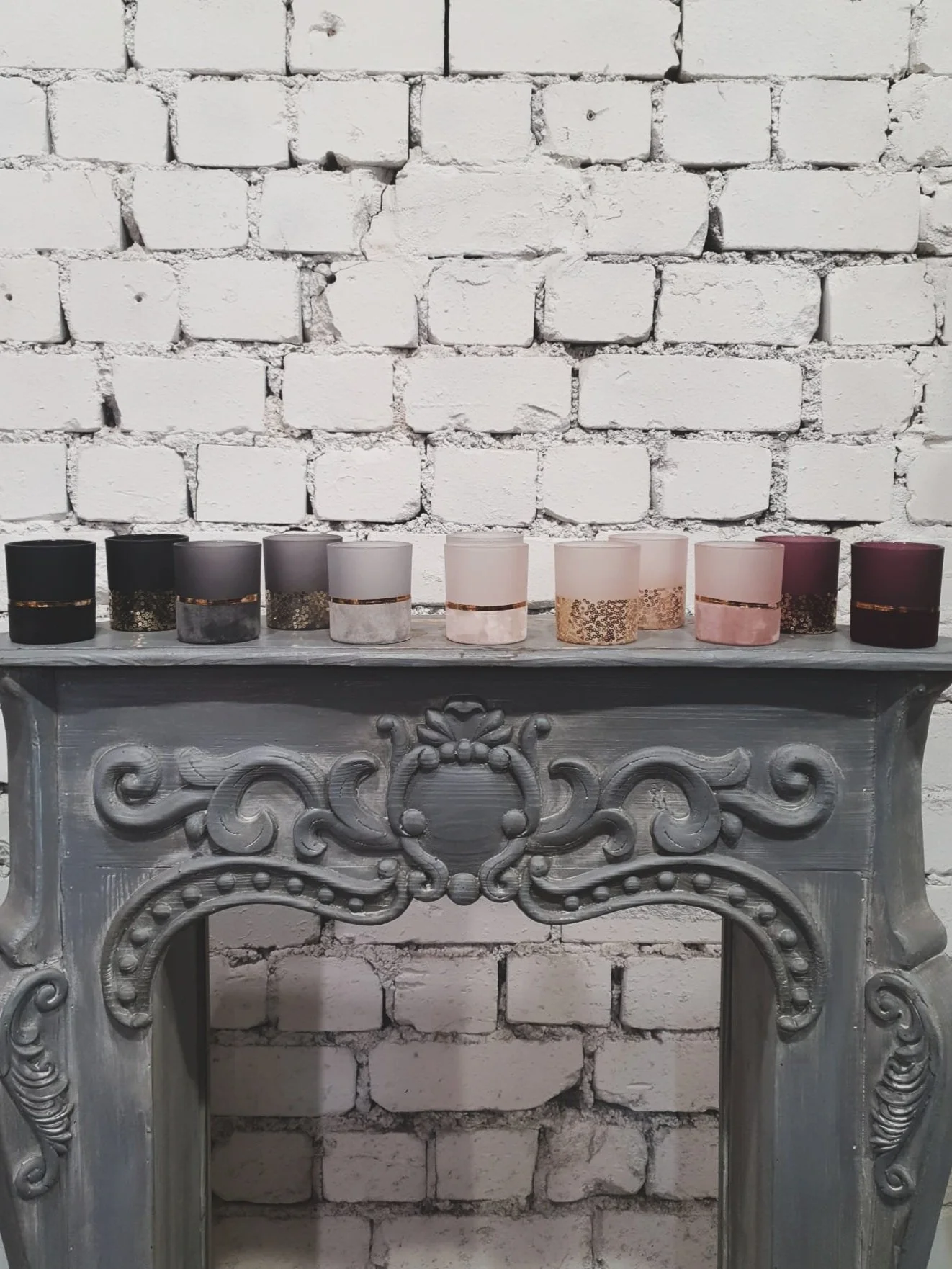 Dekoratīvi stikla svečturīši