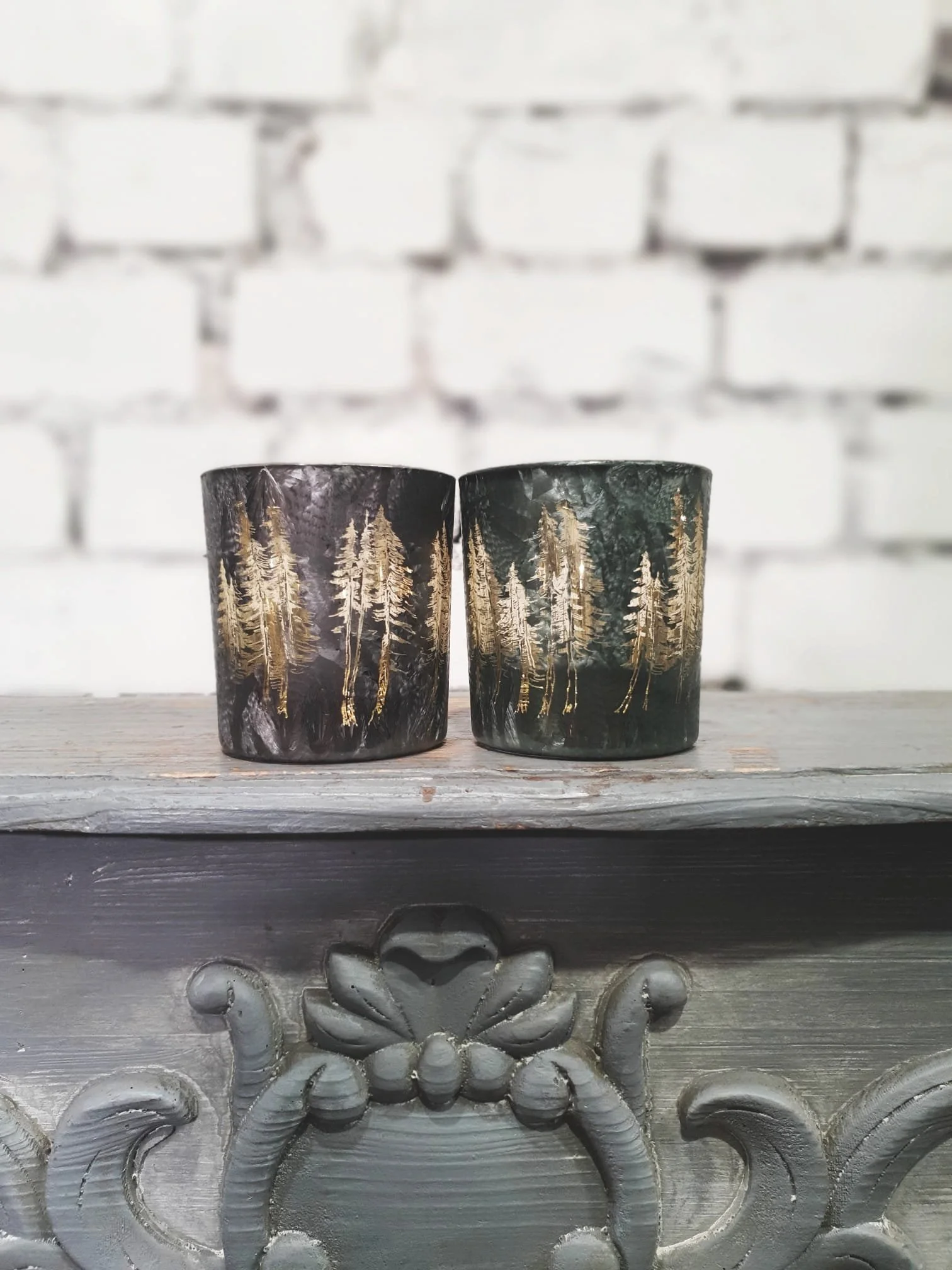 Dekoratīvi stikla svečturīši