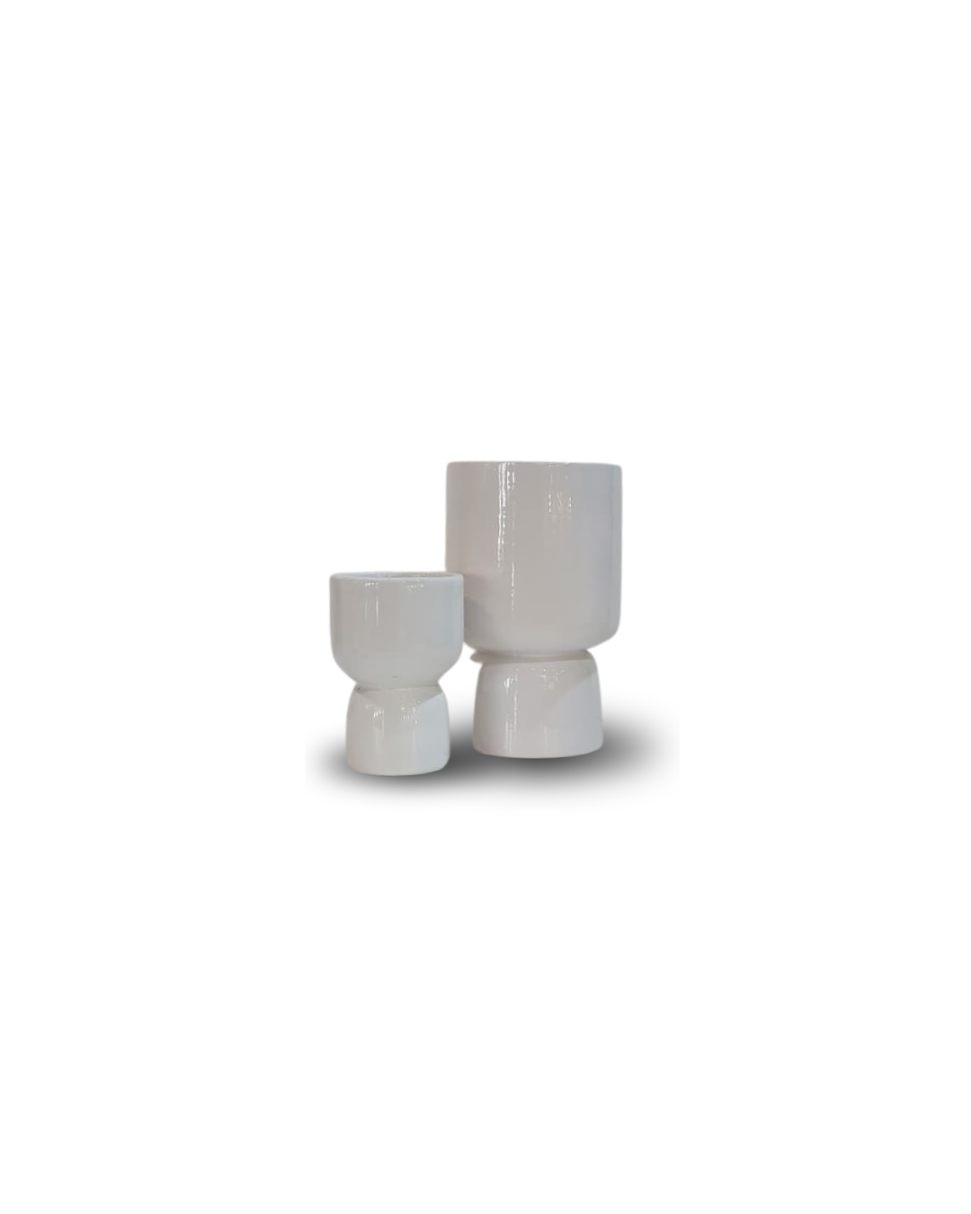 Balts glancēts pods