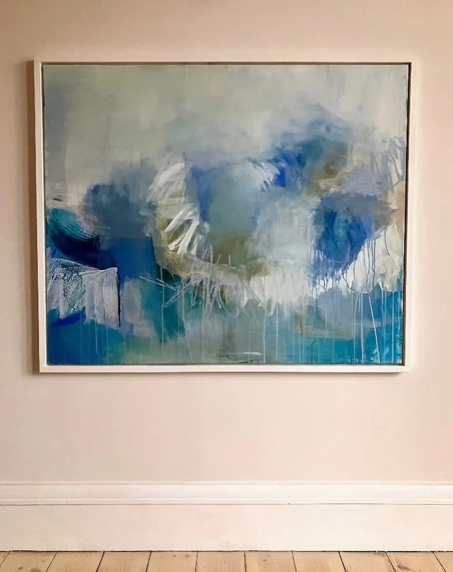 &lsquo;Untamed&rsquo; a large, expressive painting inspired by the Cornish coastline. 

&lsquo;Untamed&rsquo;
Oil &amp; Mixed Media
100 x 120 cm

Available - please DM to enquire ✨

#artforinteriordesign #artluxe #paintingsforinteriors #artcollector 